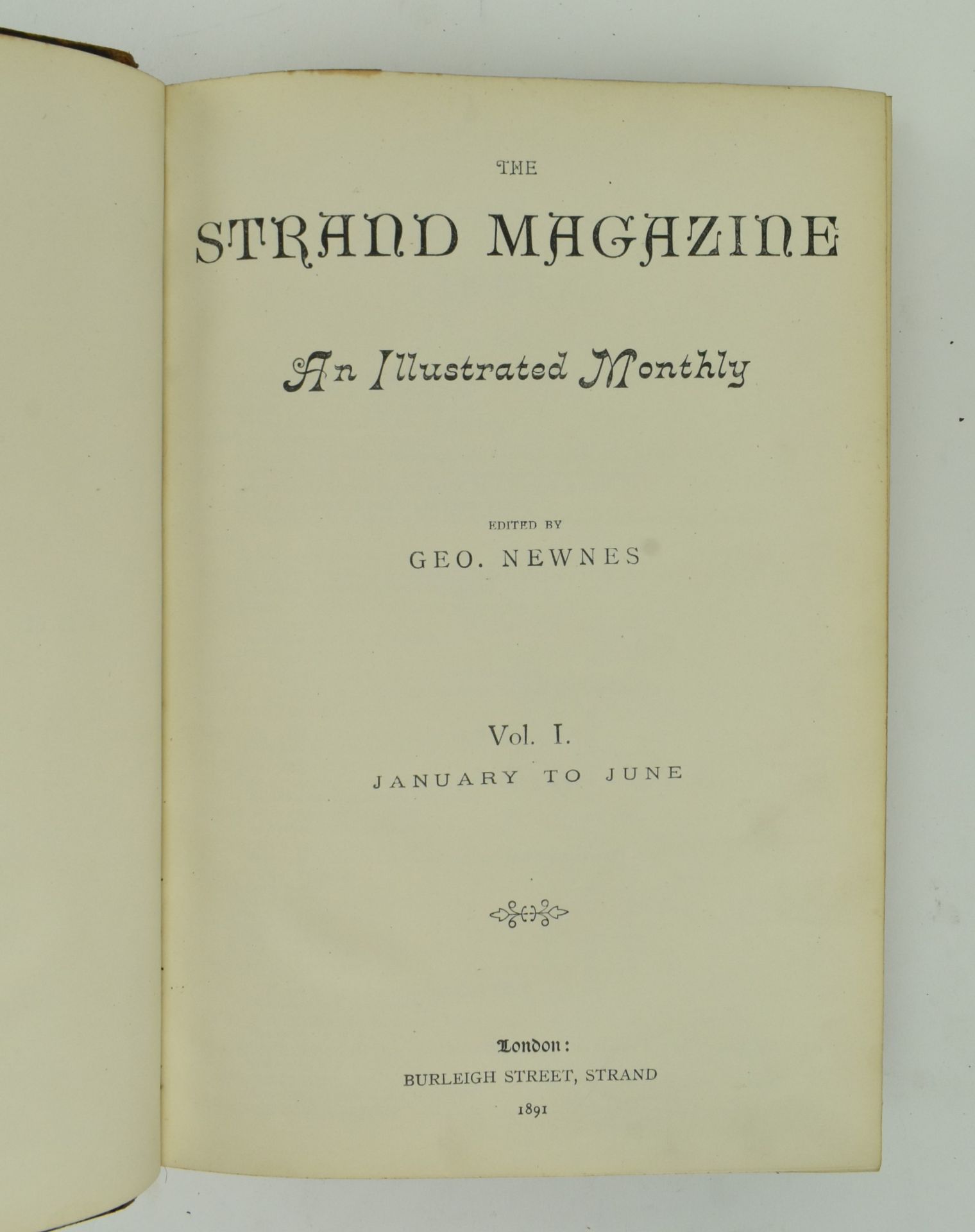 1891-1895 SIX VOLUMES OF THE STRAND MAGAZINE BOUND IN LEATHER - Bild 4 aus 9