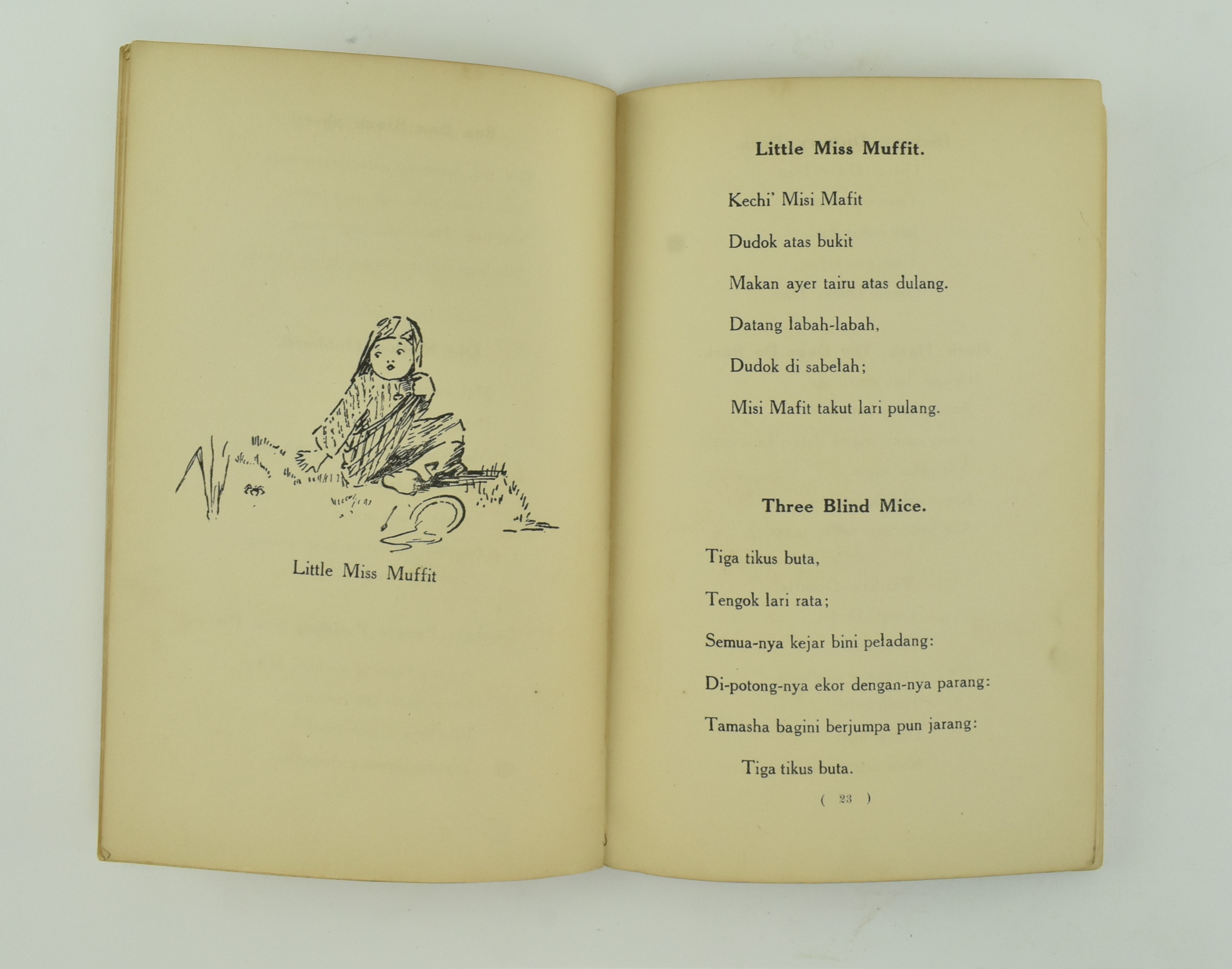 MALAYAN NURSERY RHYMES BY A. W. HAMILTON - SCARCE BOOK - Image 4 of 6