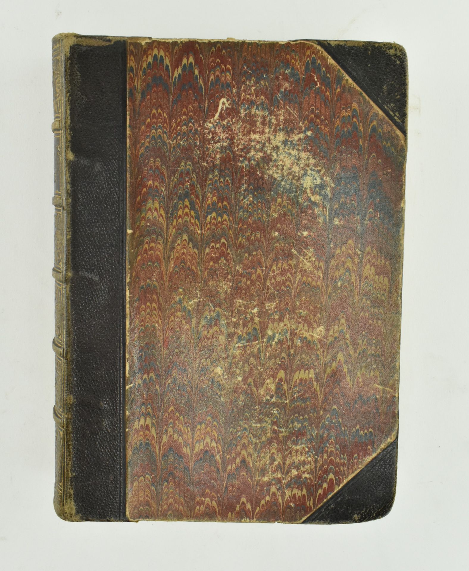 BINDINGS. COLLECTION OF VICTORIAN & LATER GILT LEATHER BINDINGS - Image 6 of 9
