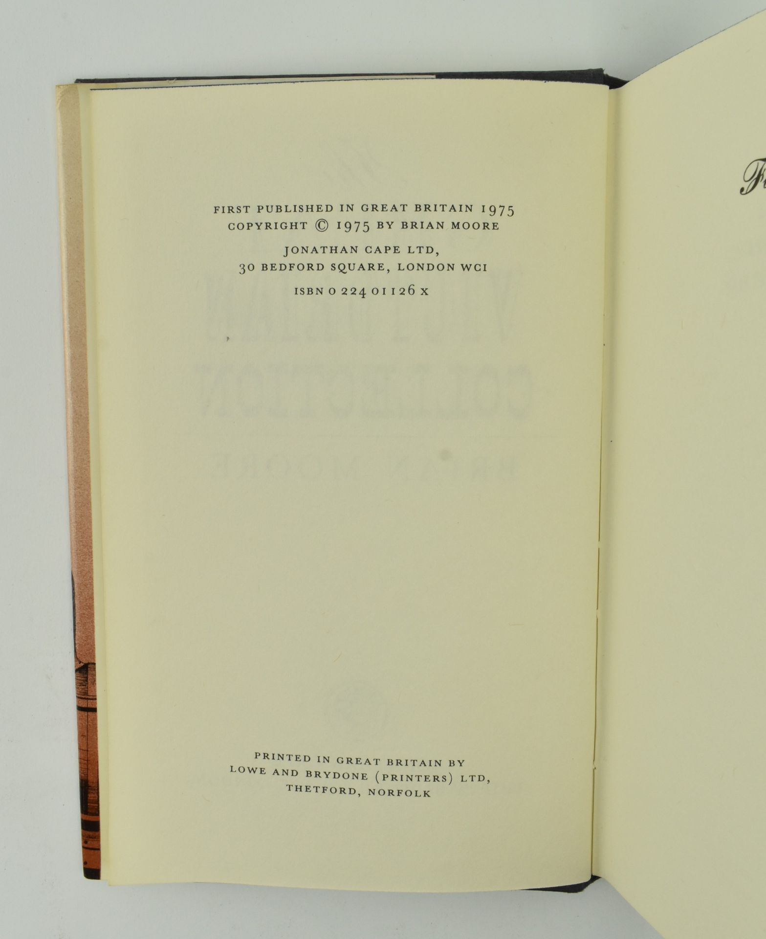 MOORE, BRIAN. COLLECTION OF MODERN FIRST EDITIONS IN DW - Image 12 of 13