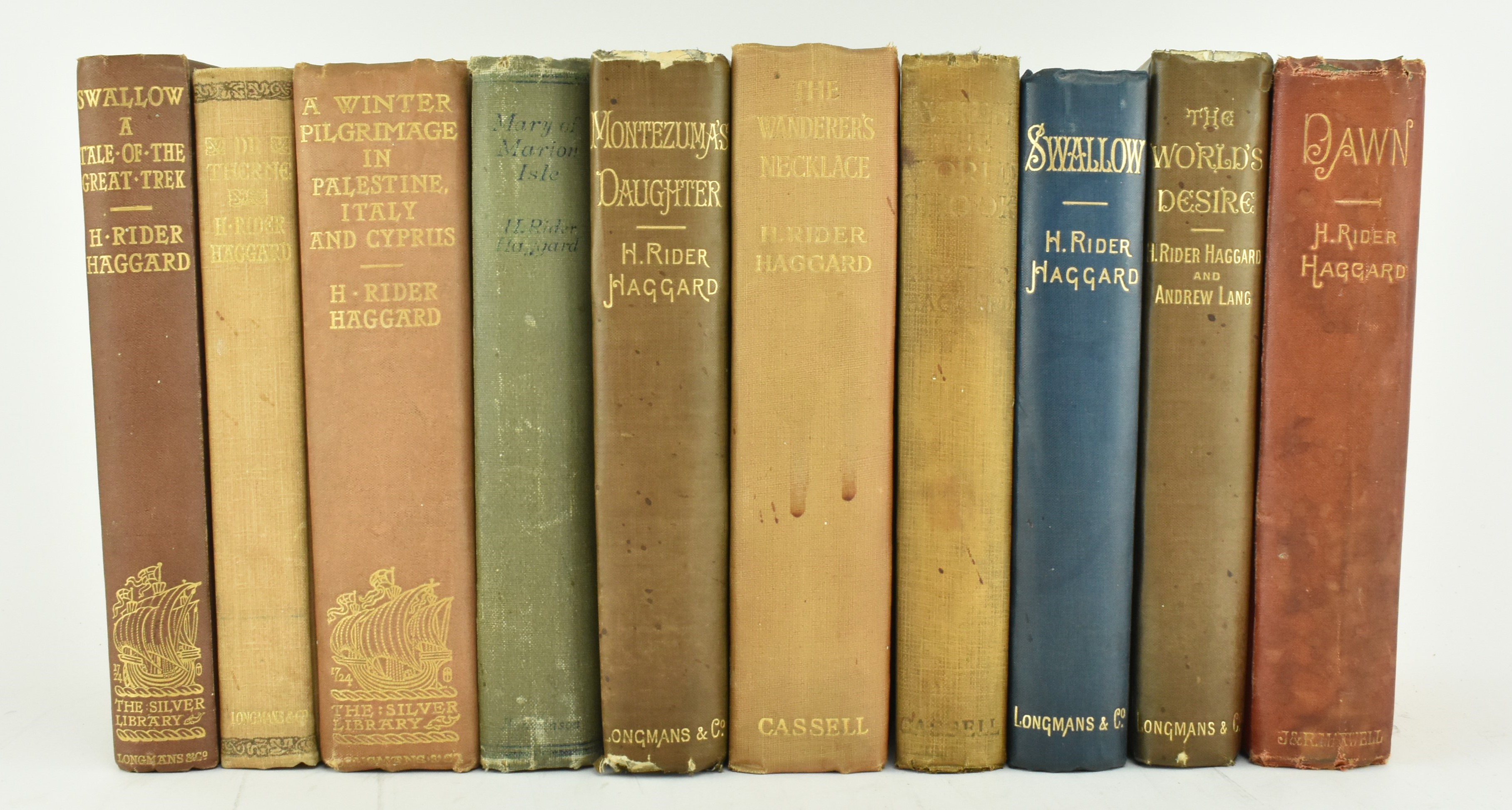 RIDER HAGGARD, H. COLLECTION OF FIRST EDS & LATER IMPRESSIONS