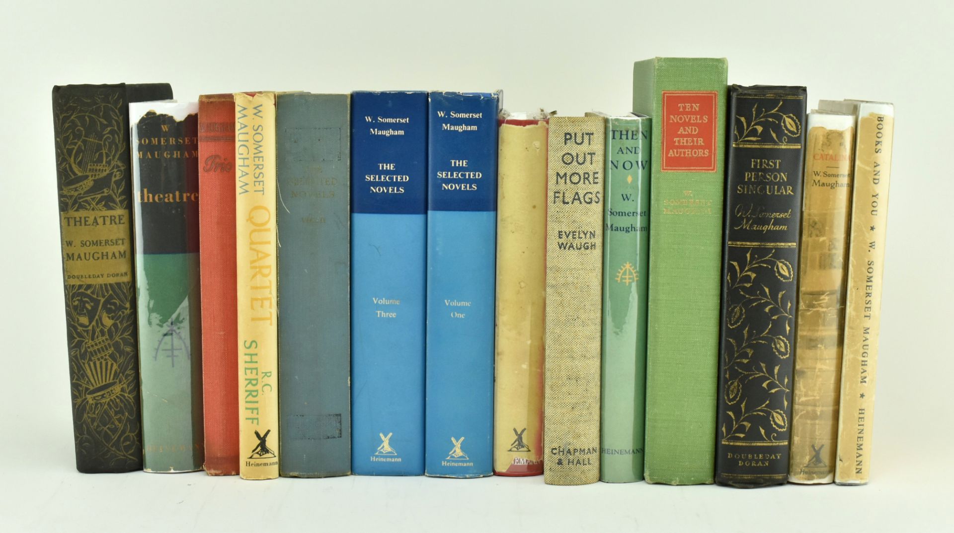 MAUGHAM, WILLIAM SOMERSET. COLLECTION OF 14 FIRST EDITIONS