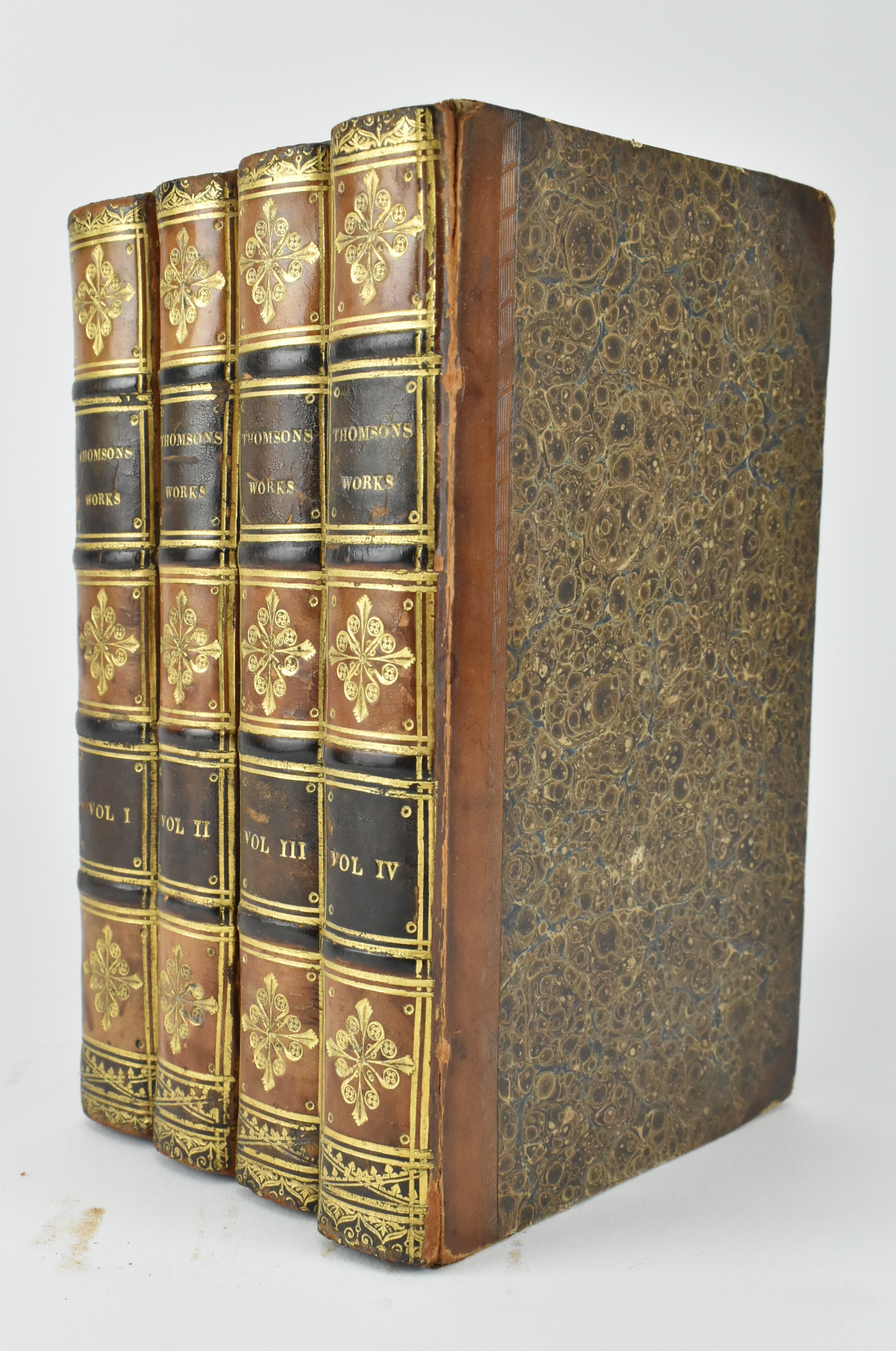 1750 THE WORKS OF JAMES THOMSON IN FOUR VOLUMES - Bild 2 aus 6