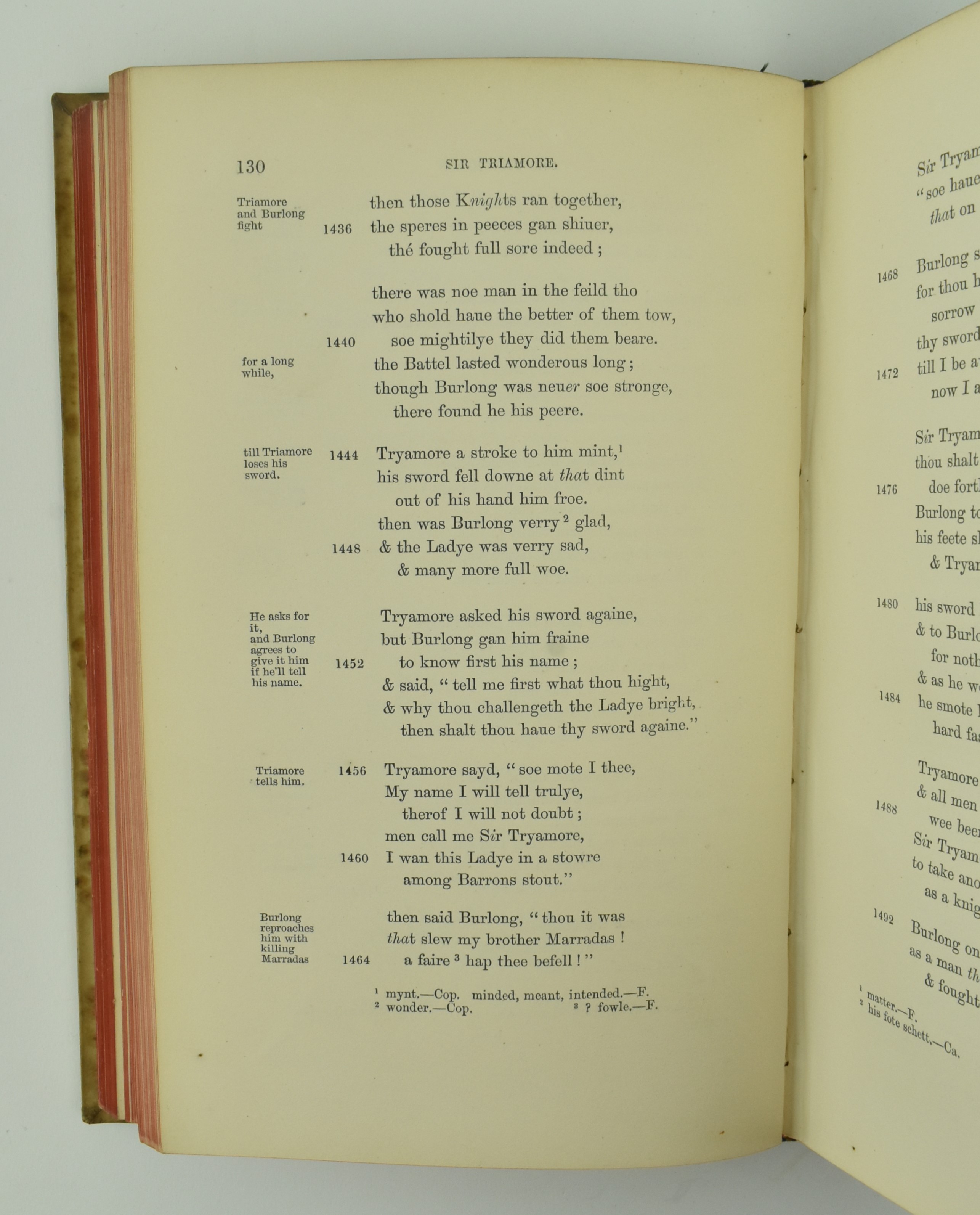 1867 BISHOP PERCY'S MANUSCRIPT BALLADS & ROMANCES, THREE VOLS - Bild 6 aus 8