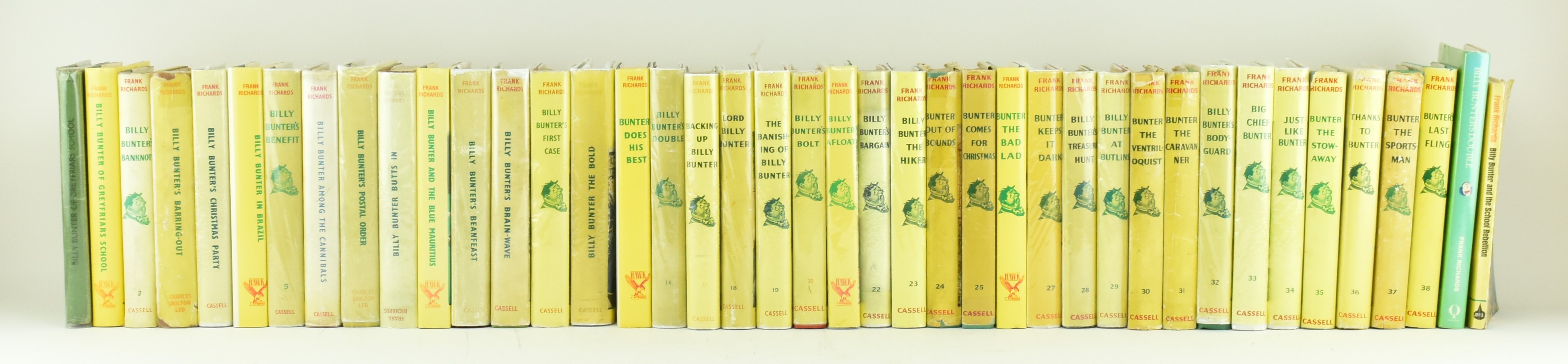 RICHARDS, FRANK. COLLECTION OF 43 BILLY BUNTER BOOKS INCL. 1ST EDS