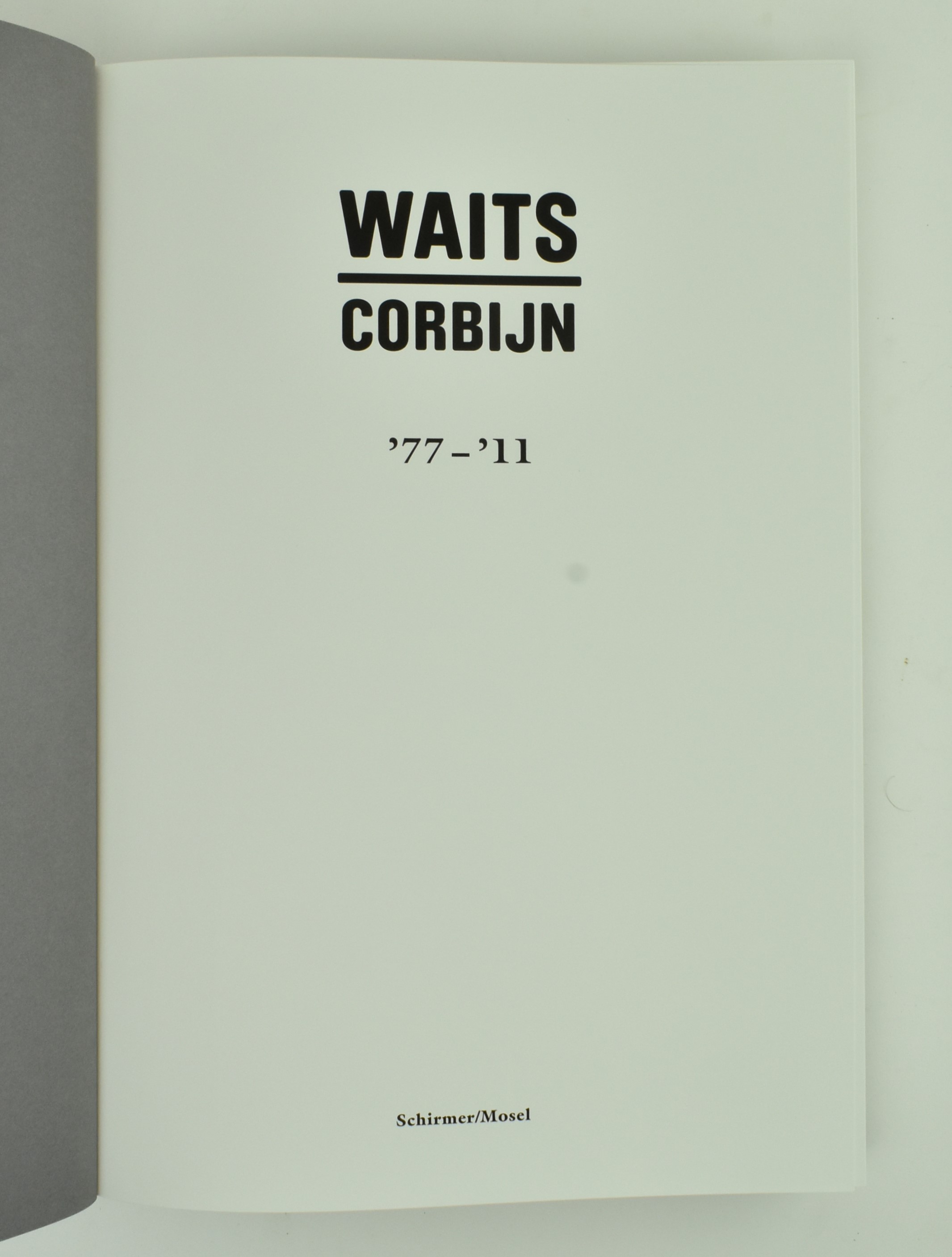 WAITS BY CORBIJN. LIMITED EDITION ON TOM WAITS IN SLIPCASE - Image 4 of 7
