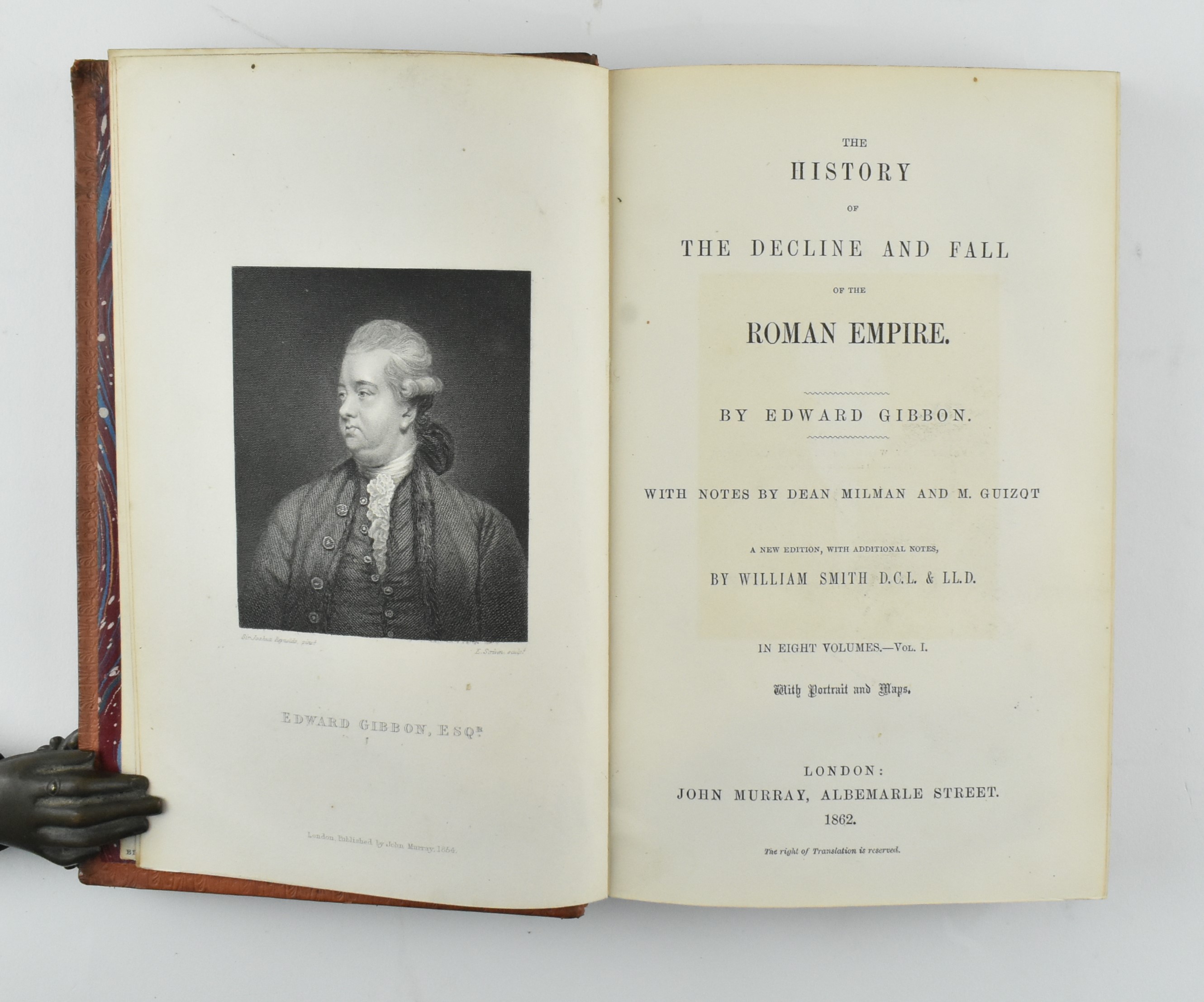 GIBBON, EDWARD. 1862 8VOL DECLINE AND FALL OF THE ROMAN EMPIRE - Image 2 of 8