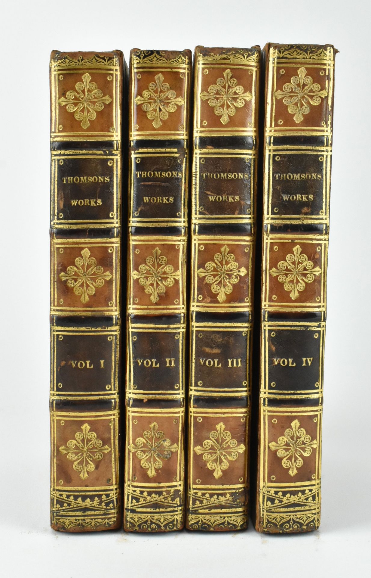 1750 THE WORKS OF JAMES THOMSON IN FOUR VOLUMES