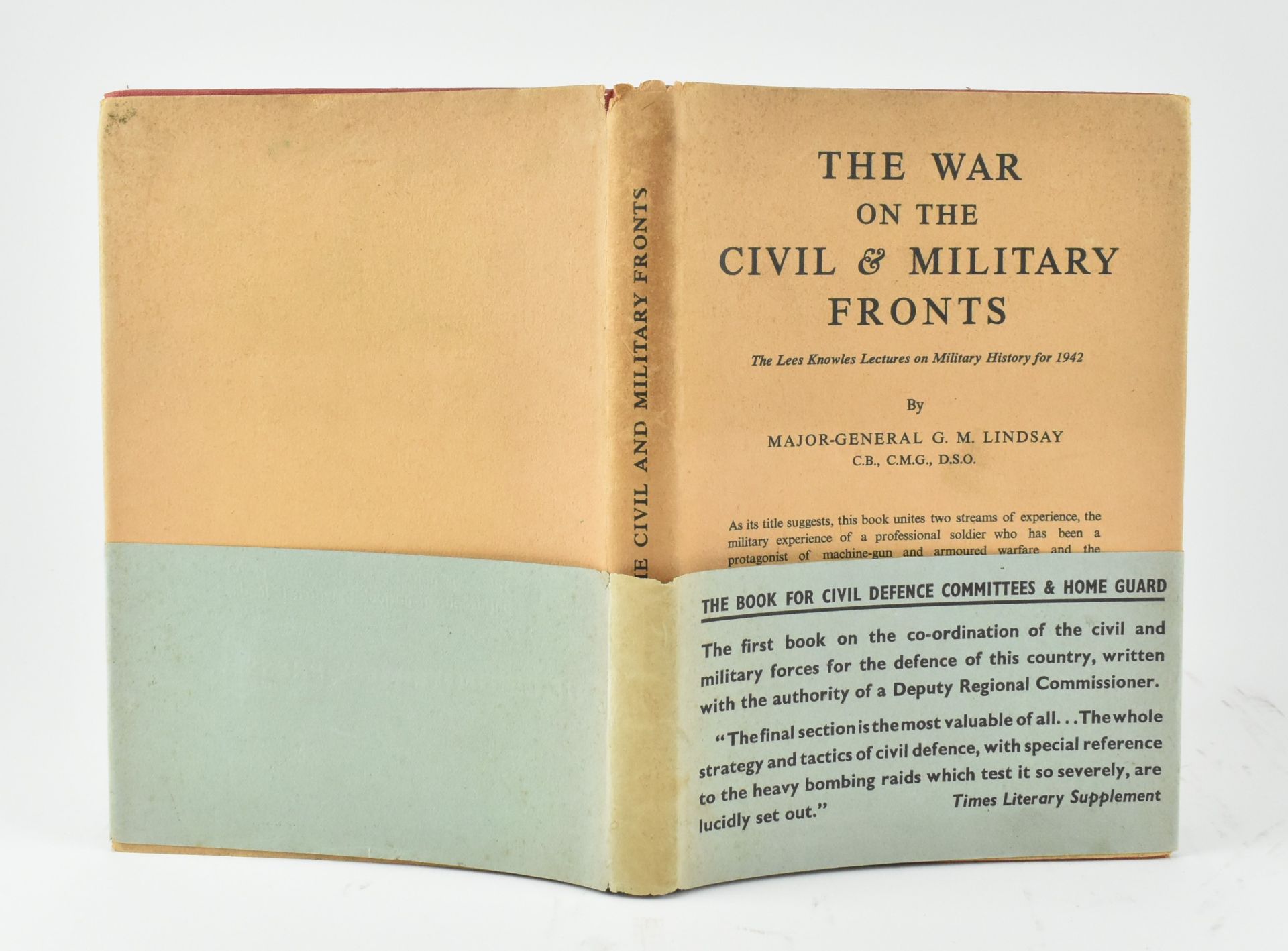 WWII INTEREST. 1942 THE WAR ON THE CIVIL & MILITARY FRONTS, SIGNED - Image 2 of 8
