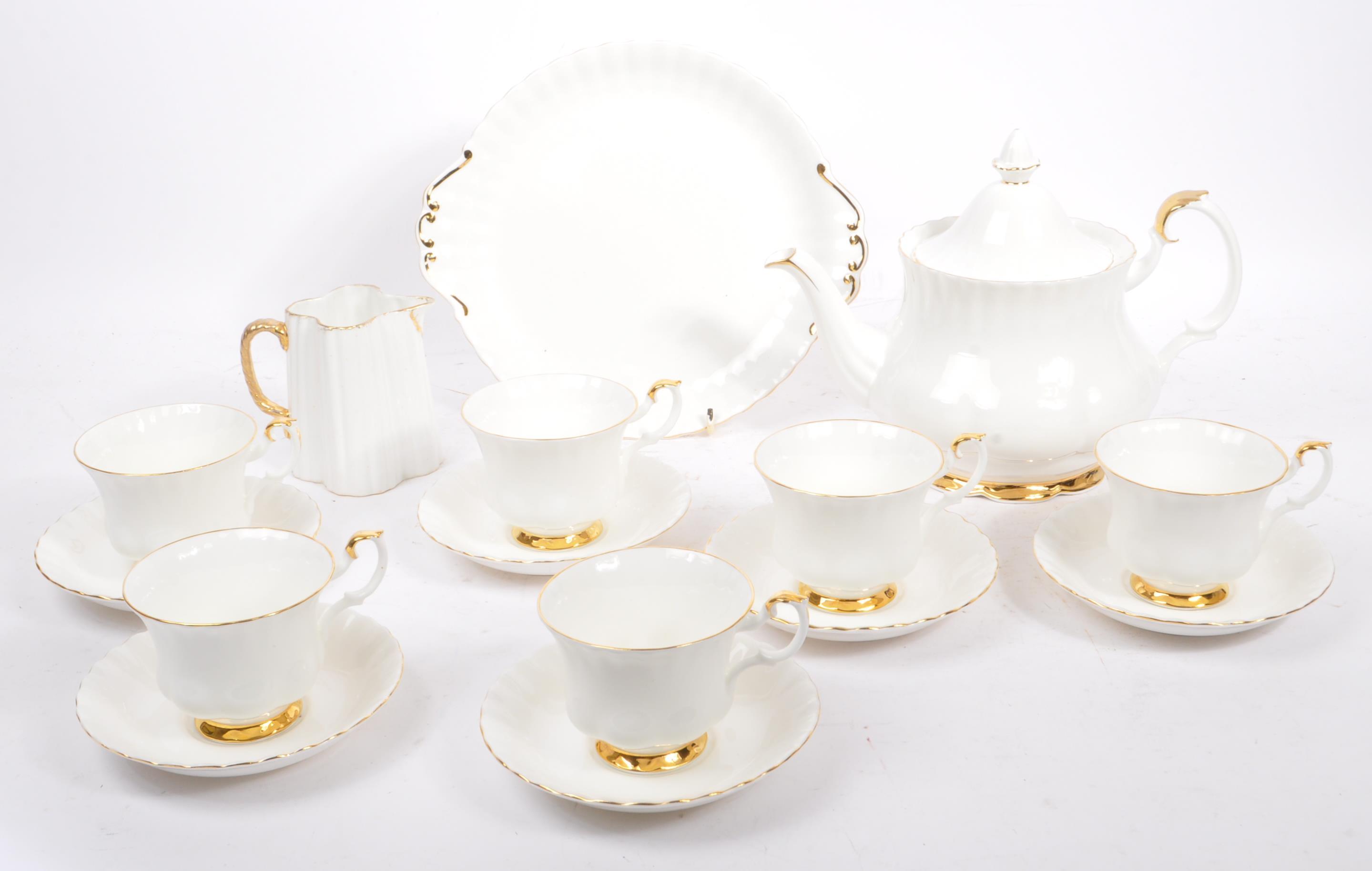 ROYAL ALBERT - VAL D'OR PATTERN - BONE CHINA TEA SET