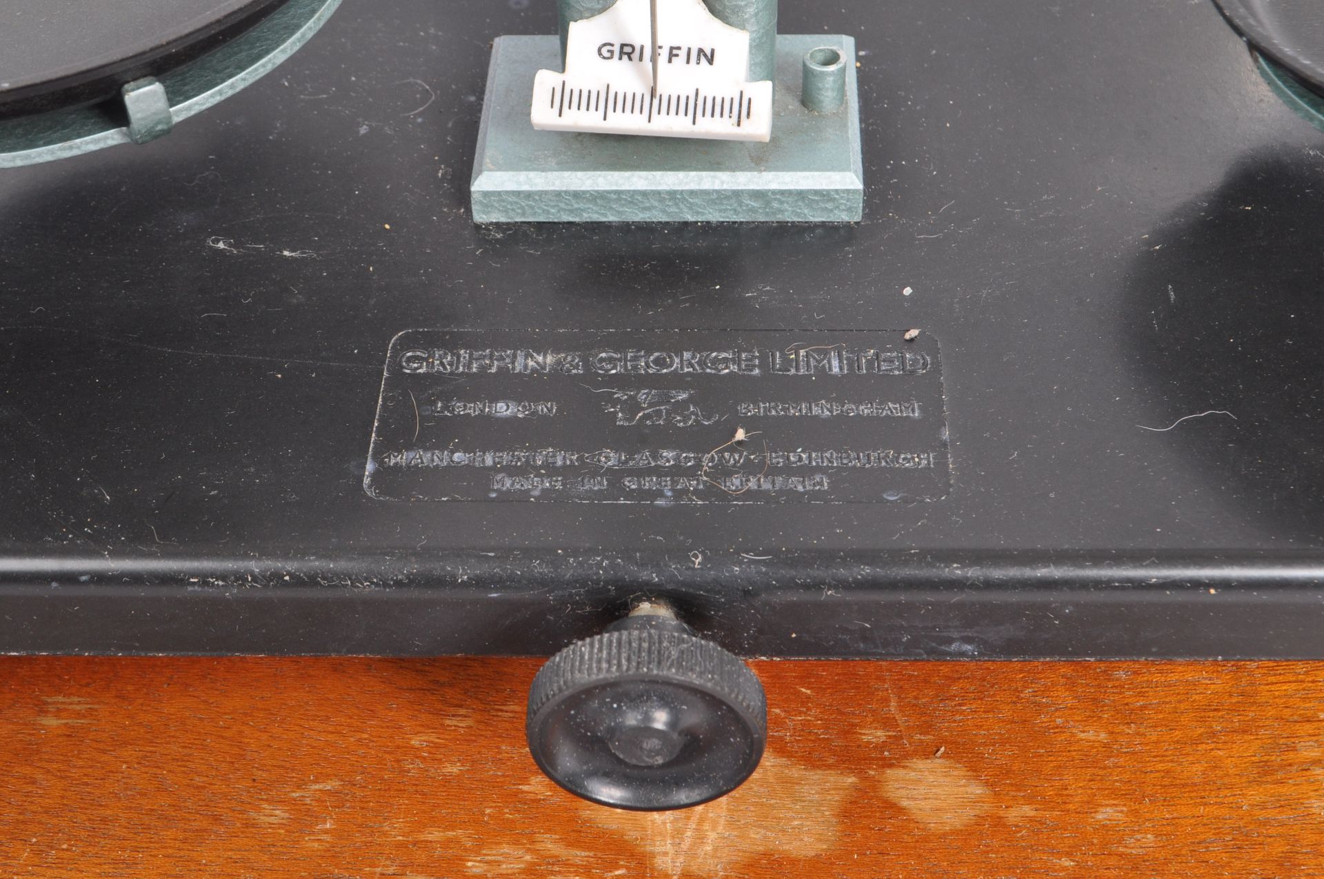 GRIFFIN & GEORGE OAK CASED SCIENTIFIC BALANCE SCALES - Image 7 of 7