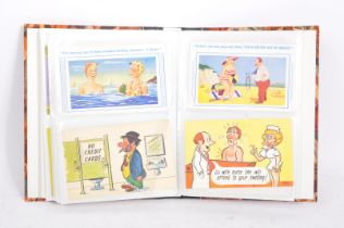 COLLECTION OF SEASIDE HUMOUR COMIC POSTCARDS