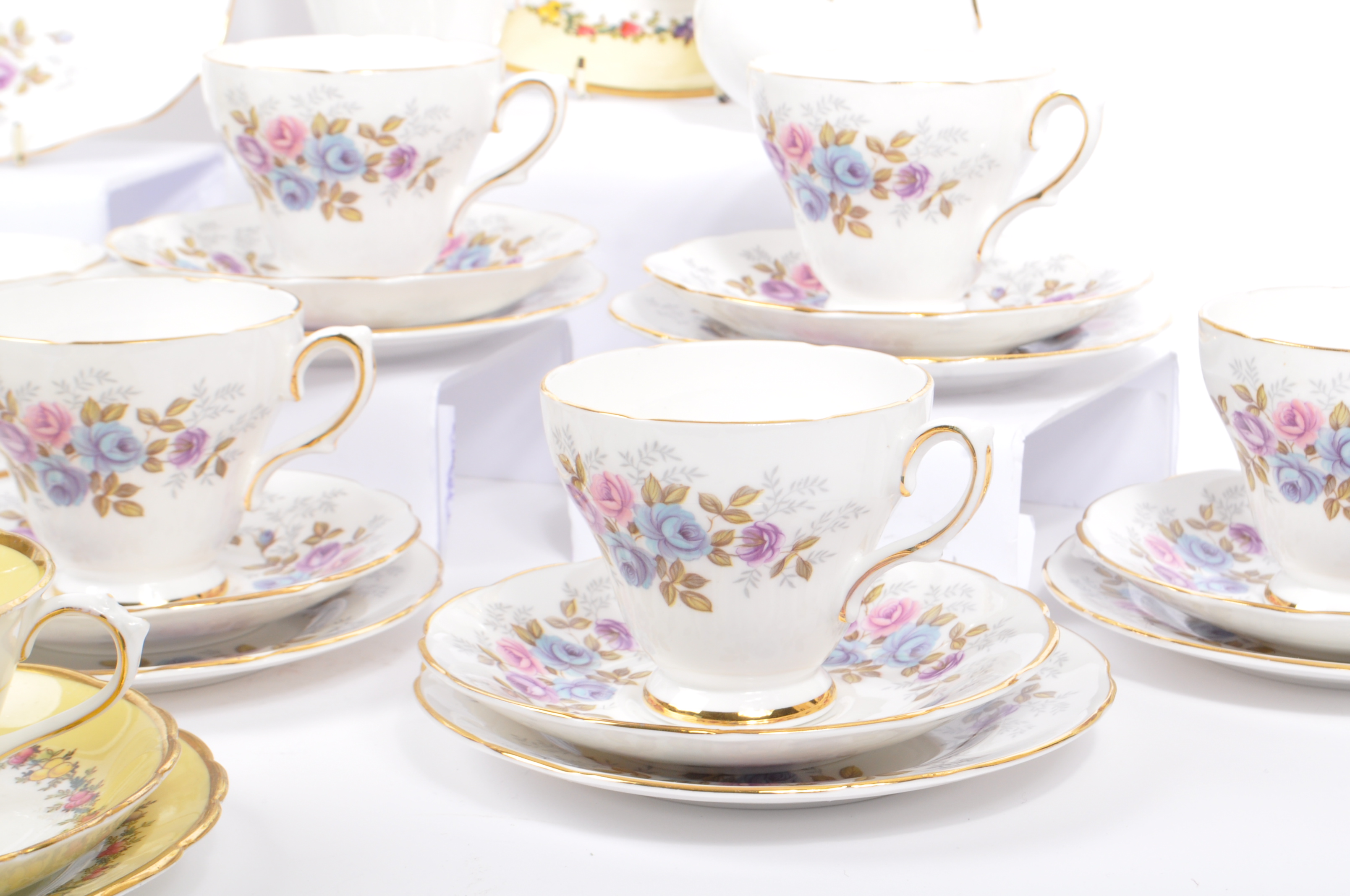 ROYAL SUTHERLAND / TUSCAN CHINA - TWO PART TEA SERVICES - Image 2 of 10