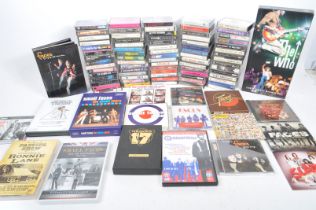 COLLECTION OF LATE 20TH CENTURY MUSIC TAPES & COMPACT DISCS