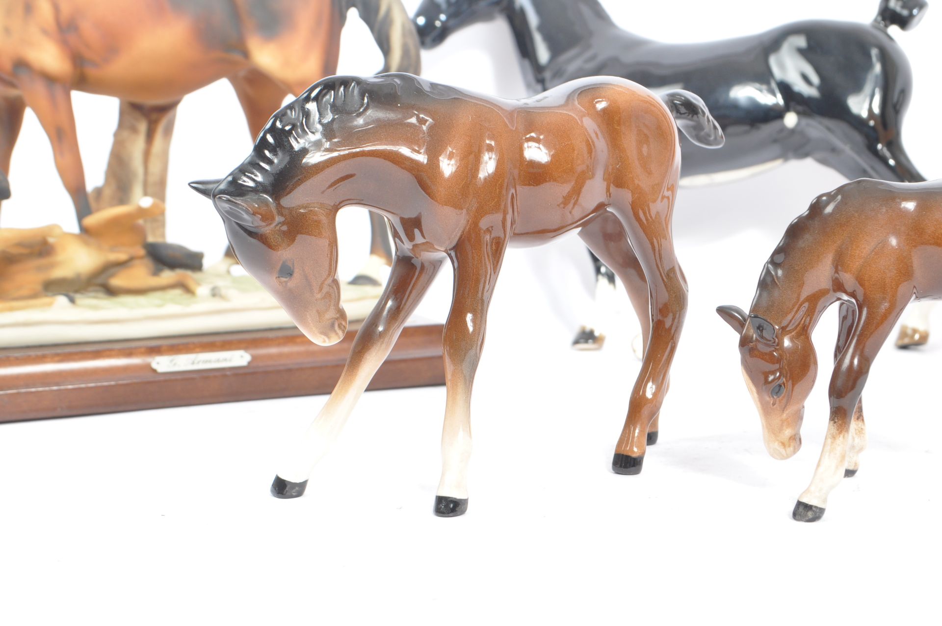 BESWICK - COLLECTION OF FOUR PORCELAIN CHINA HORSES - Image 3 of 9