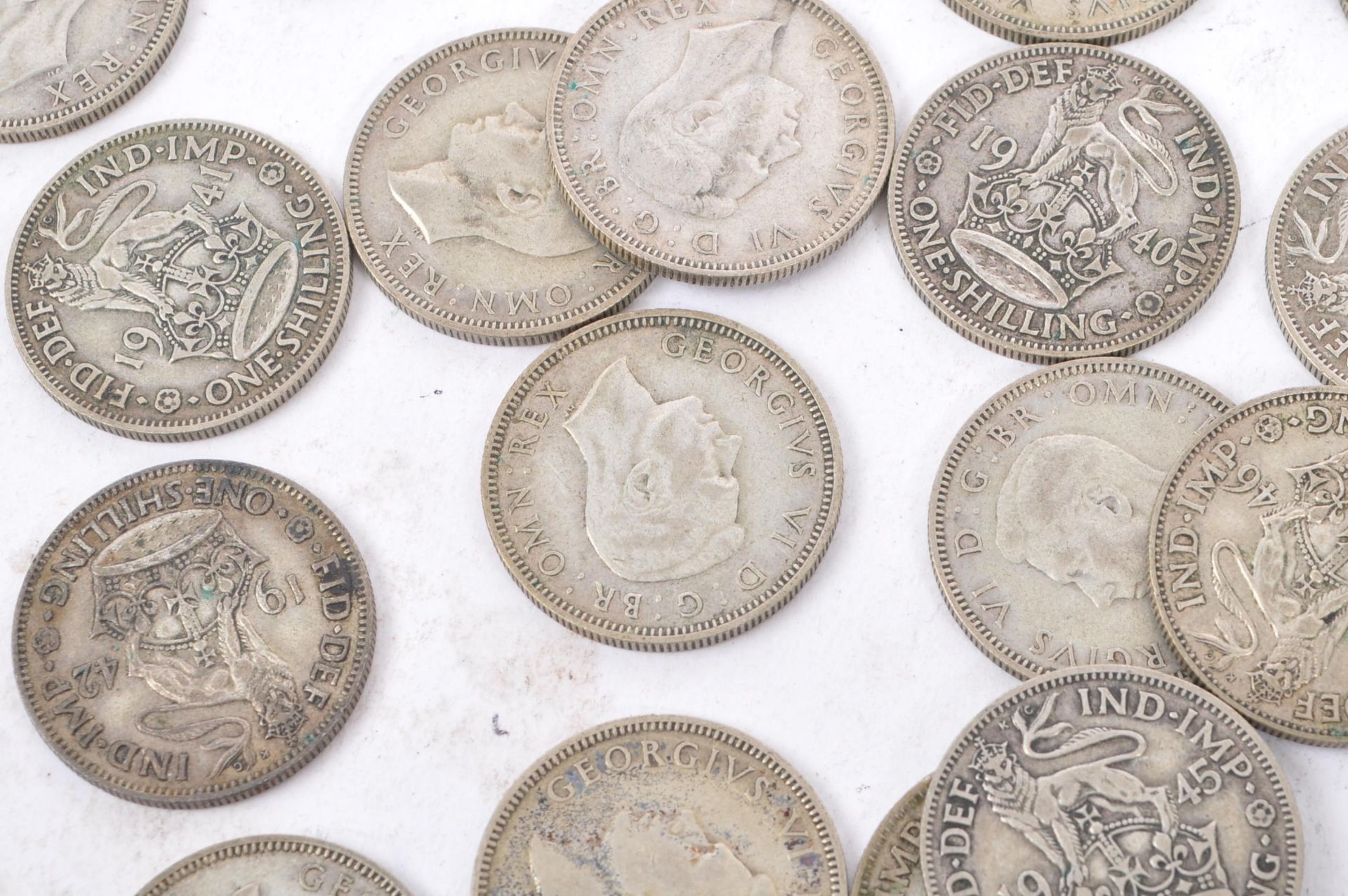 COLLECTION 20TH CENTURY BRITISH SHILLING COINS - Image 3 of 6
