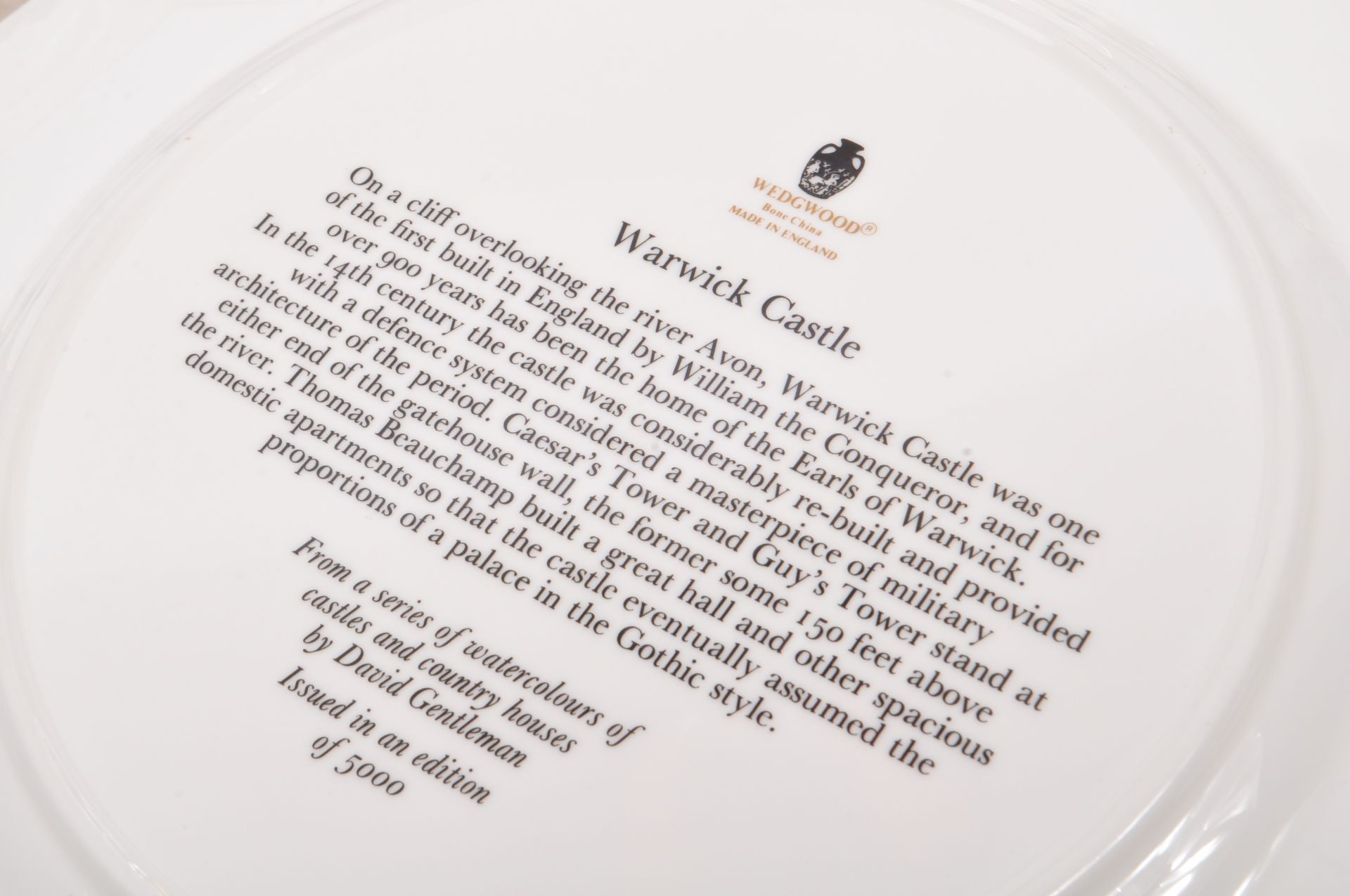 WEDGWOOD - CASTLE & COUNTRY HOUSE PORCELAIN PLATES - Image 11 of 11