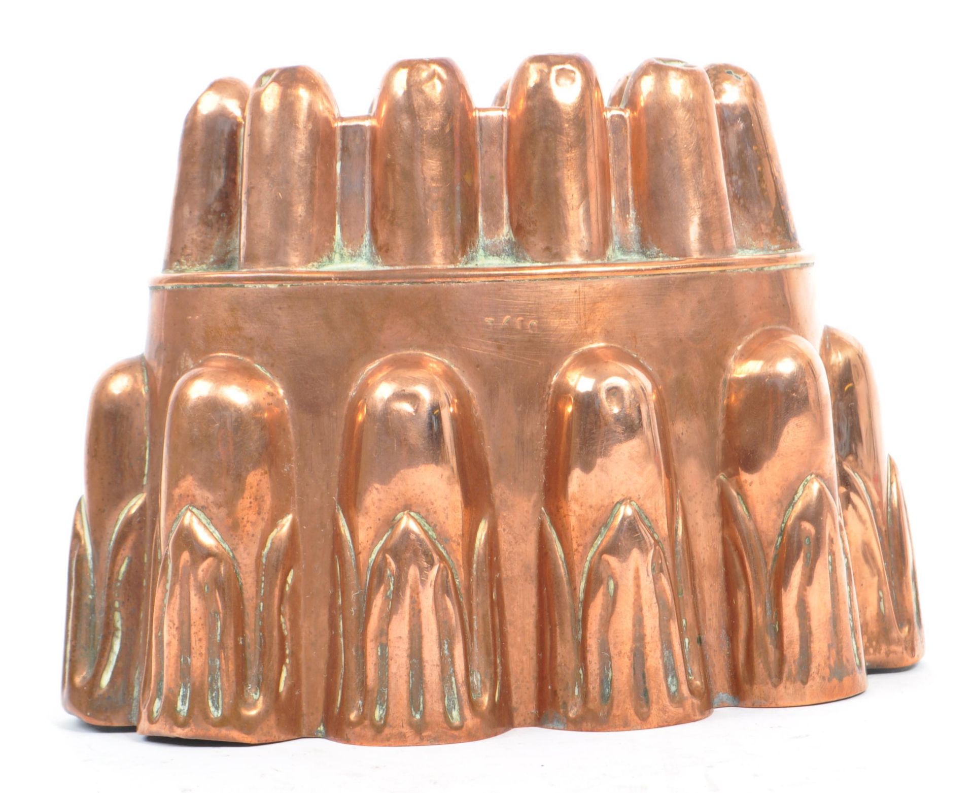 LARGE 19TH CENTURY VICTORIAN COPPER JELLY MOULD - Image 3 of 5