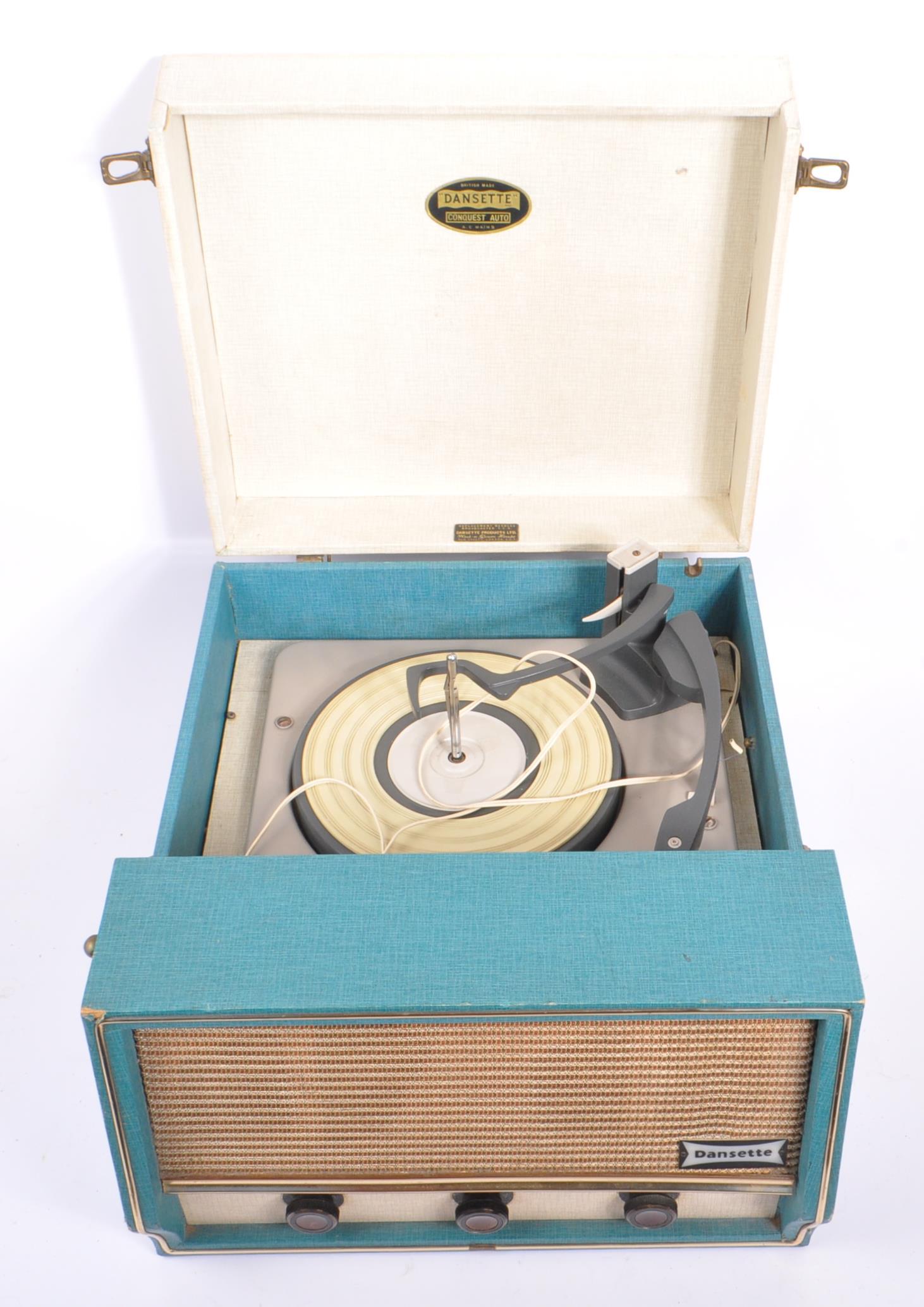 DANSETTE AUDIO - BRITISH MADE MID CENTURY RECORD PLAYER - Image 2 of 7