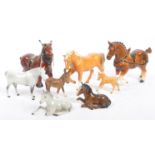 BESWICK - COLLECTION OF 20TH CENTURY CERAMIC HORSES