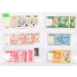 COLLECTION OF 20TH CENTURY UNC & FINE ISRAELI BANKNOTES