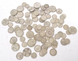 COLLECTION OF 1922-1947 BRITISH COINS - TOTAL 462G