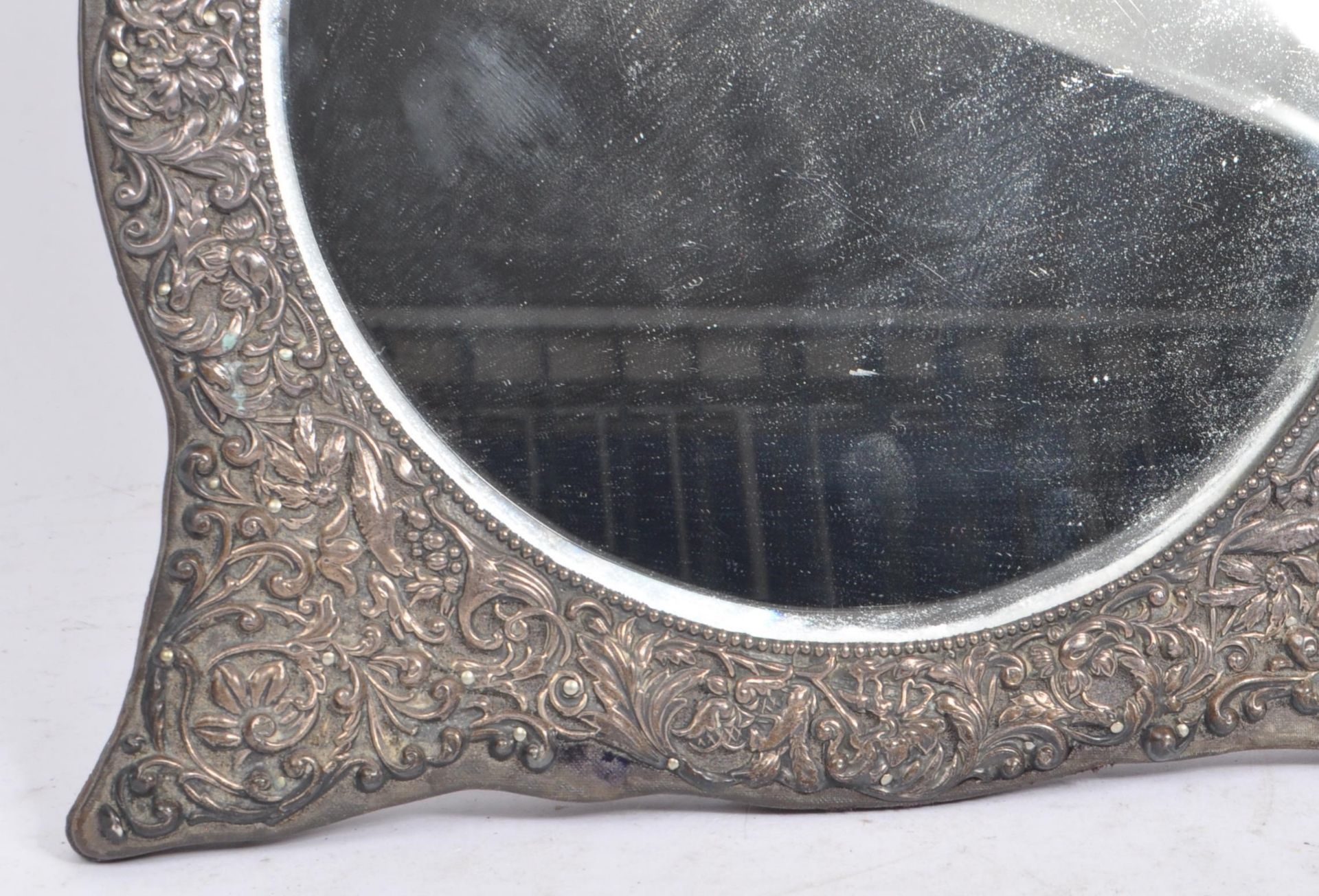 EARLY 20TH CENTURY 1930S FREE STANDING DRESSING TABLE MIRROR - Image 4 of 8