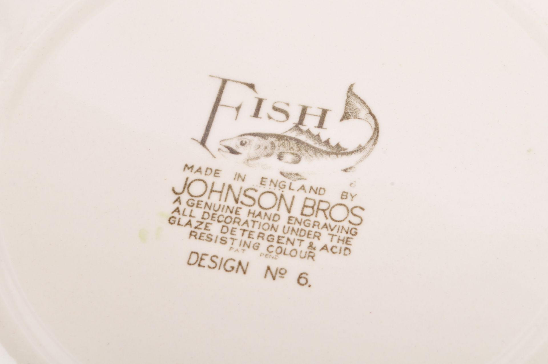 JOHNSON BROTHERS FISH DESIGN PLATE - FULL SET OF SIX - Bild 10 aus 10