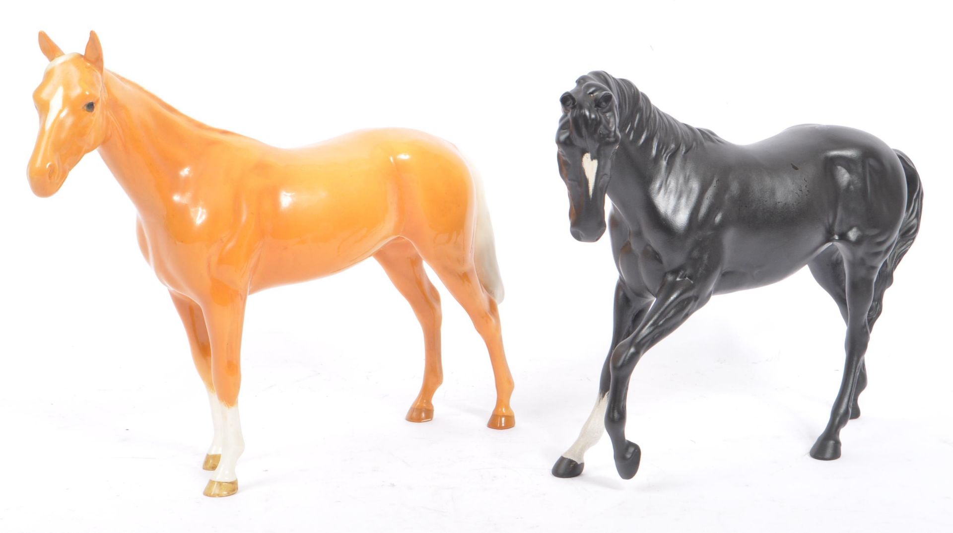 BESWICK - COLLECTION OF THREE PORCELAIN CHINA HORSES - Image 5 of 8