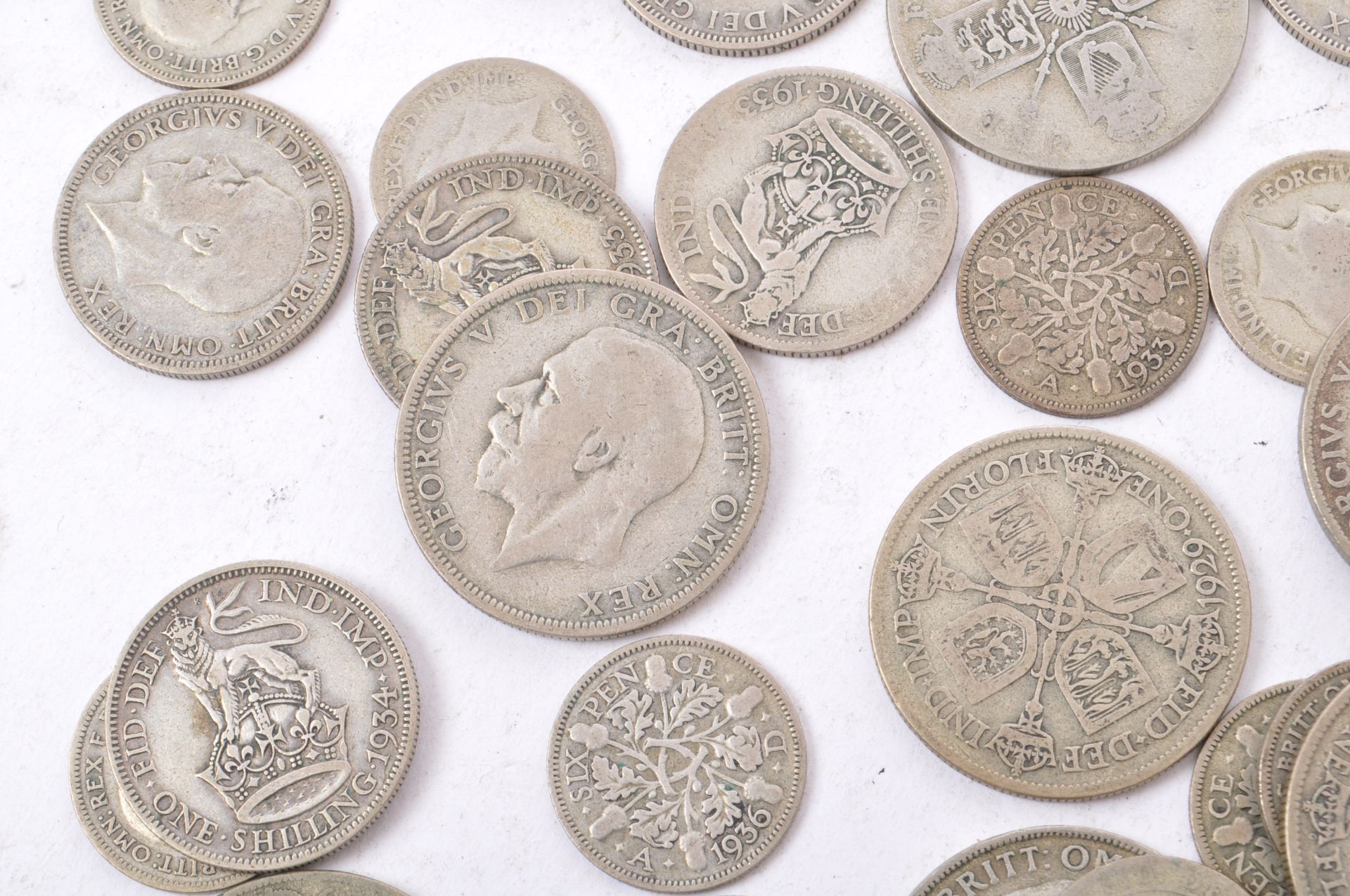 COLLECTION OF 1922-1947 BRITISH COINS - TOTAL 462G - Image 6 of 7