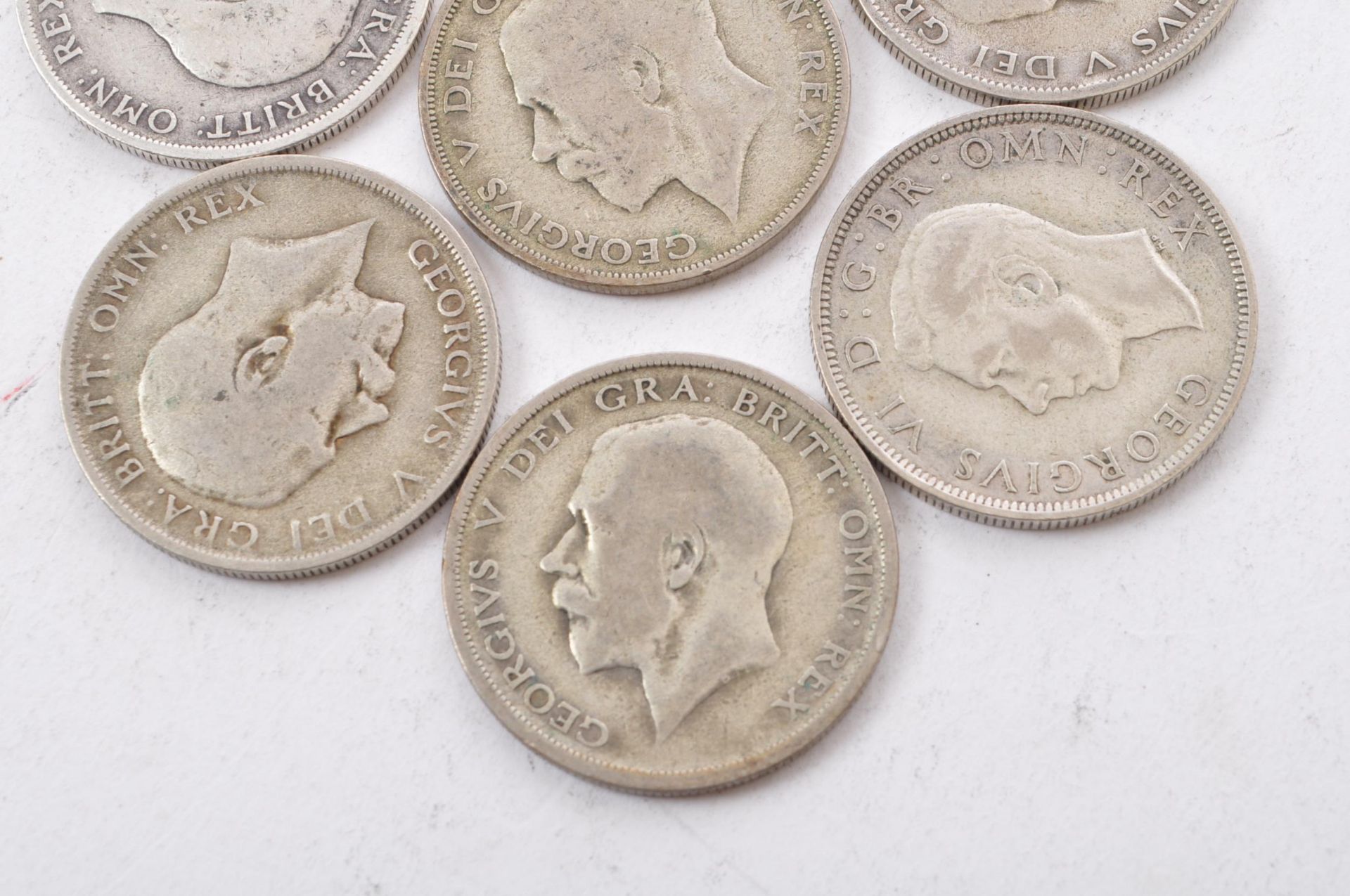 EIGHT EARLY 20TH CENTURY SILVER HALF CROWNS - Image 4 of 5