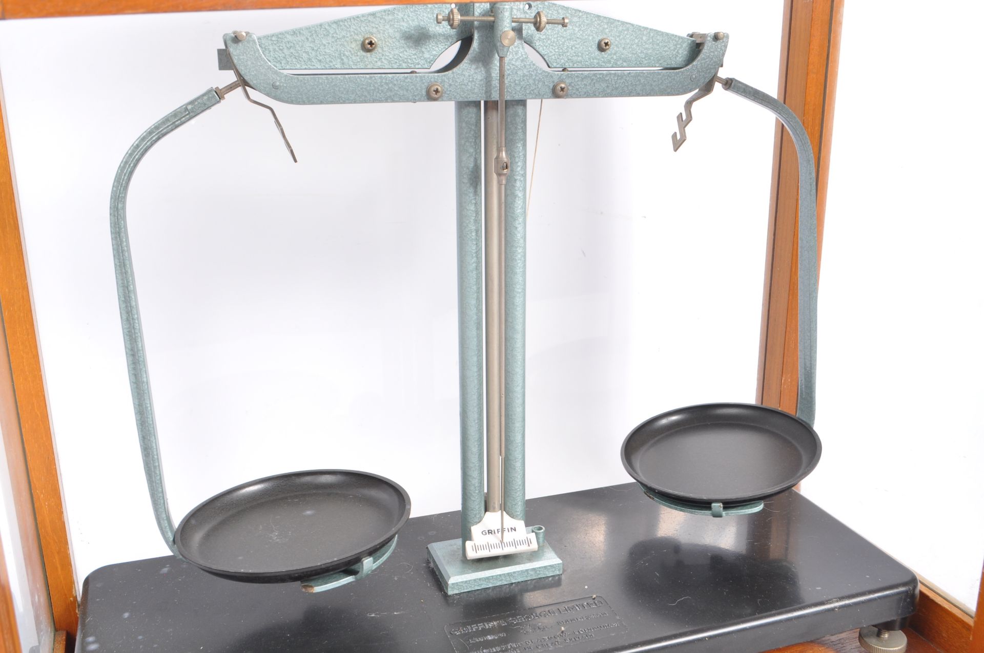 GRIFFIN & GEORGE OAK CASED SCIENTIFIC BALANCE SCALES - Image 6 of 7