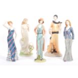 THE REGAL COLLECTION - FOUR FEMALE GLAMOUR FIGURINES
