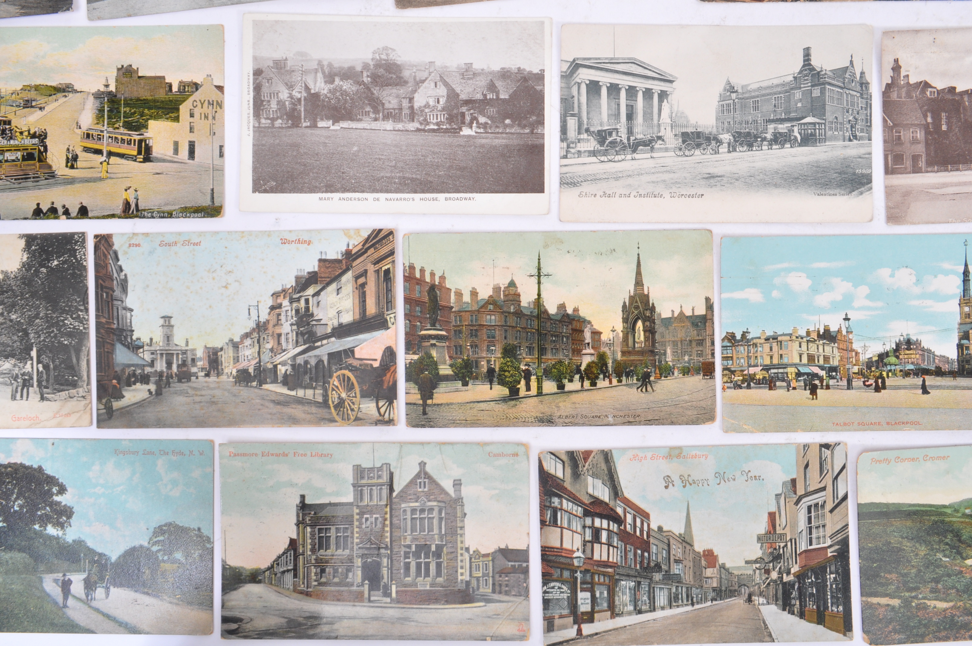 EXTENSIVE UNSORTED EDWARDIAN TOPOGRAHPICAL POSTCARDS - Image 7 of 23