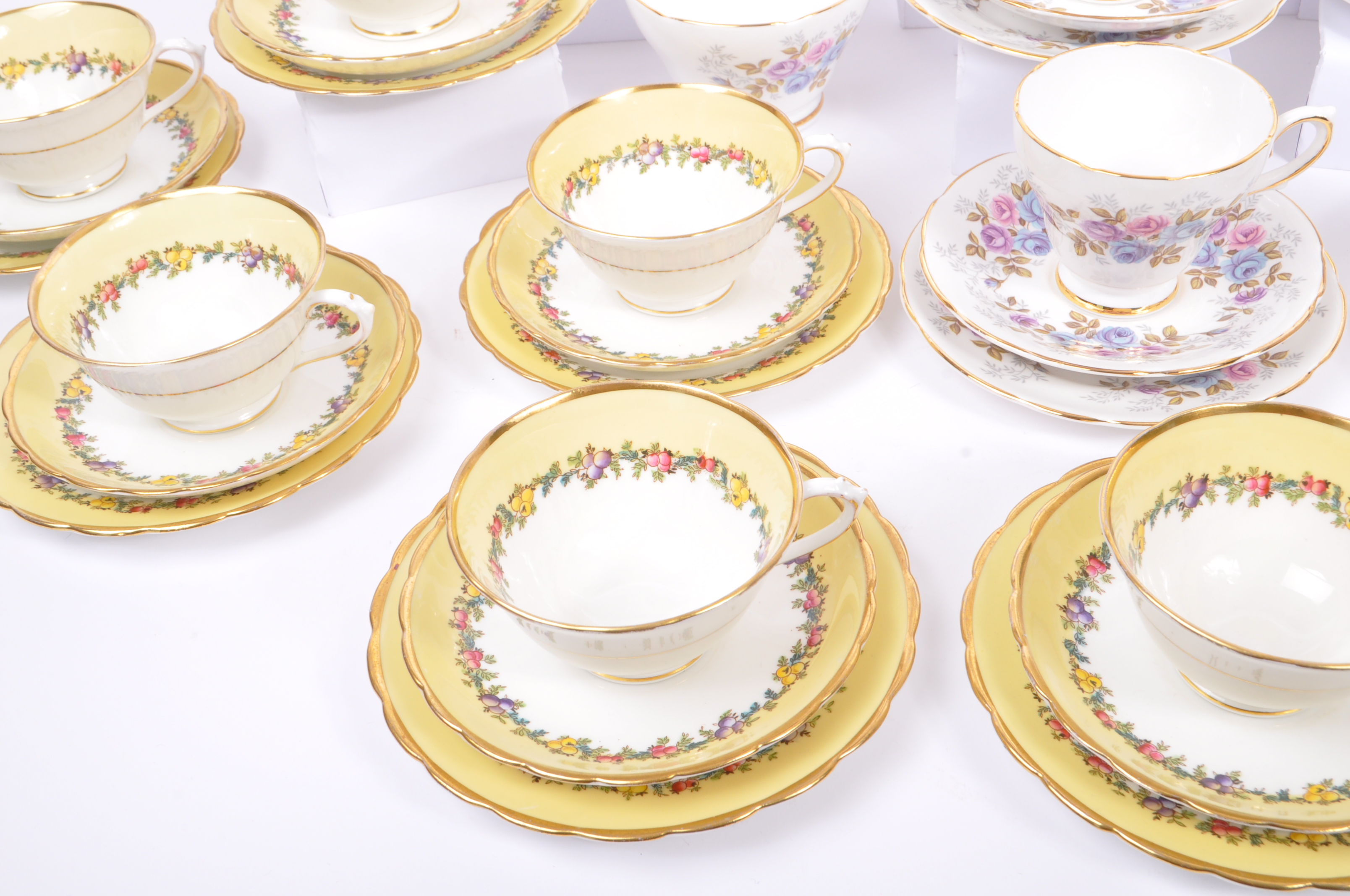 ROYAL SUTHERLAND / TUSCAN CHINA - TWO PART TEA SERVICES - Image 4 of 10