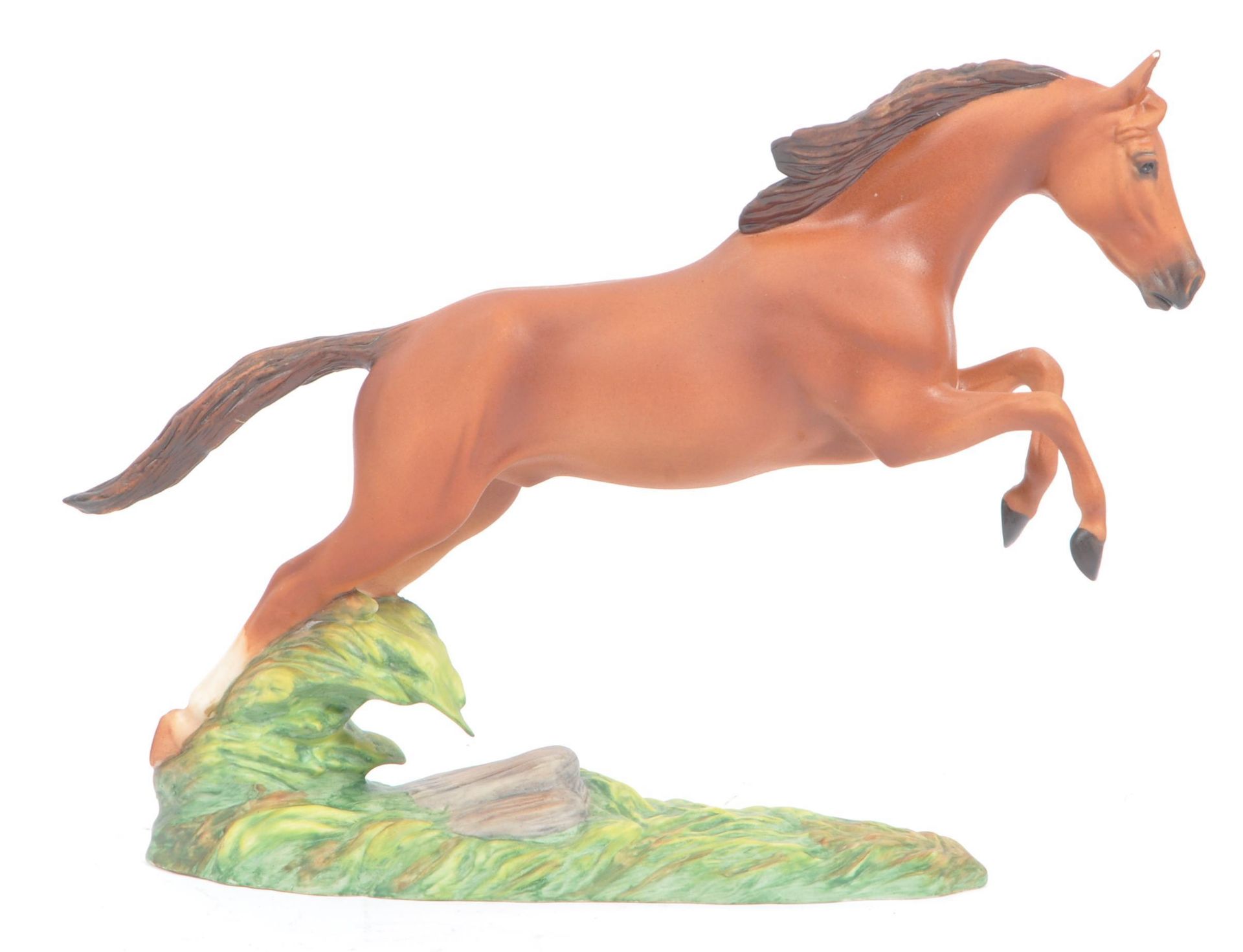 COLLECTION OF CONTEMPORARY PORCELAIN HORSE FIGURINES - Image 4 of 8