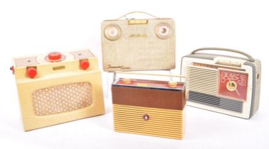 FOUR MID 20TH CENTURY PORTABLE TRANSISTOR RADIOS