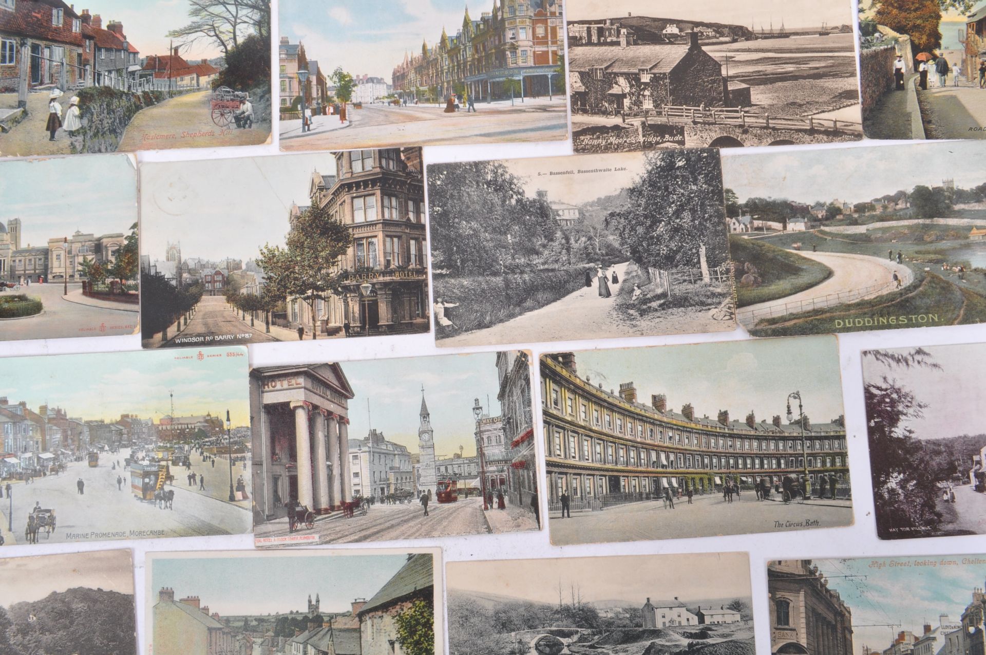 EXTENSIVE UNSORTED EDWARDIAN TOPOGRAHPICAL POSTCARDS - Image 13 of 23