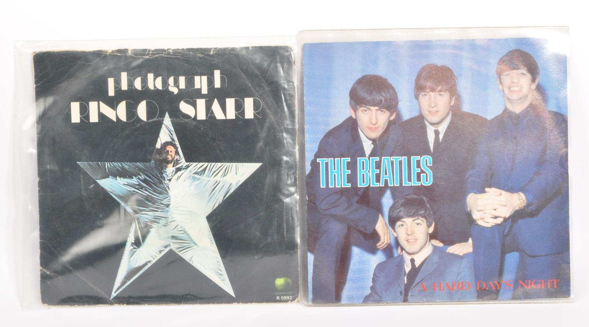 COLLECTION OF 1960S & LATER BEATLES RELATED 45 RPM VINYL RECORDS - Bild 2 aus 6