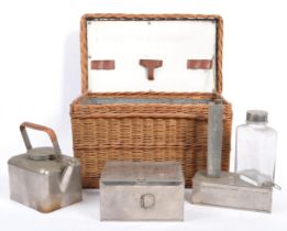 AUTOMOBILE INTEREST - 1930S WICKER PICNIC CAMPING SET