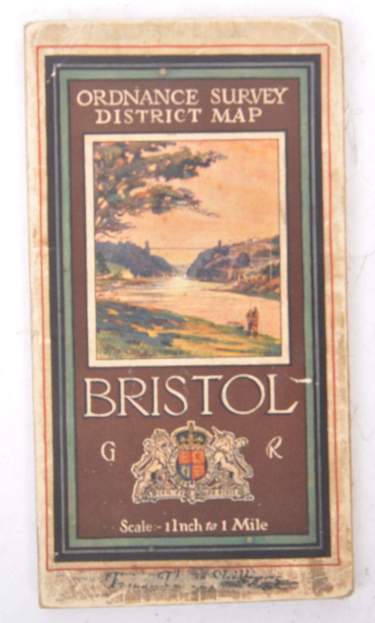 1922 ORDNANCE SURVEY ONE INCH OF BRISTOL DISTRICT MAP - Image 5 of 5