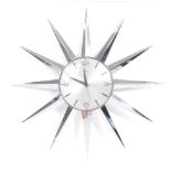 METAMEC - ORIGINAL STARBURST WALL CLOCK