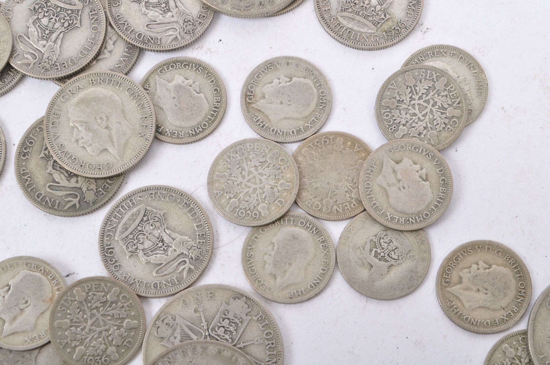 COLLECTION OF 1922-1947 BRITISH COINS - TOTAL 462G - Image 3 of 7