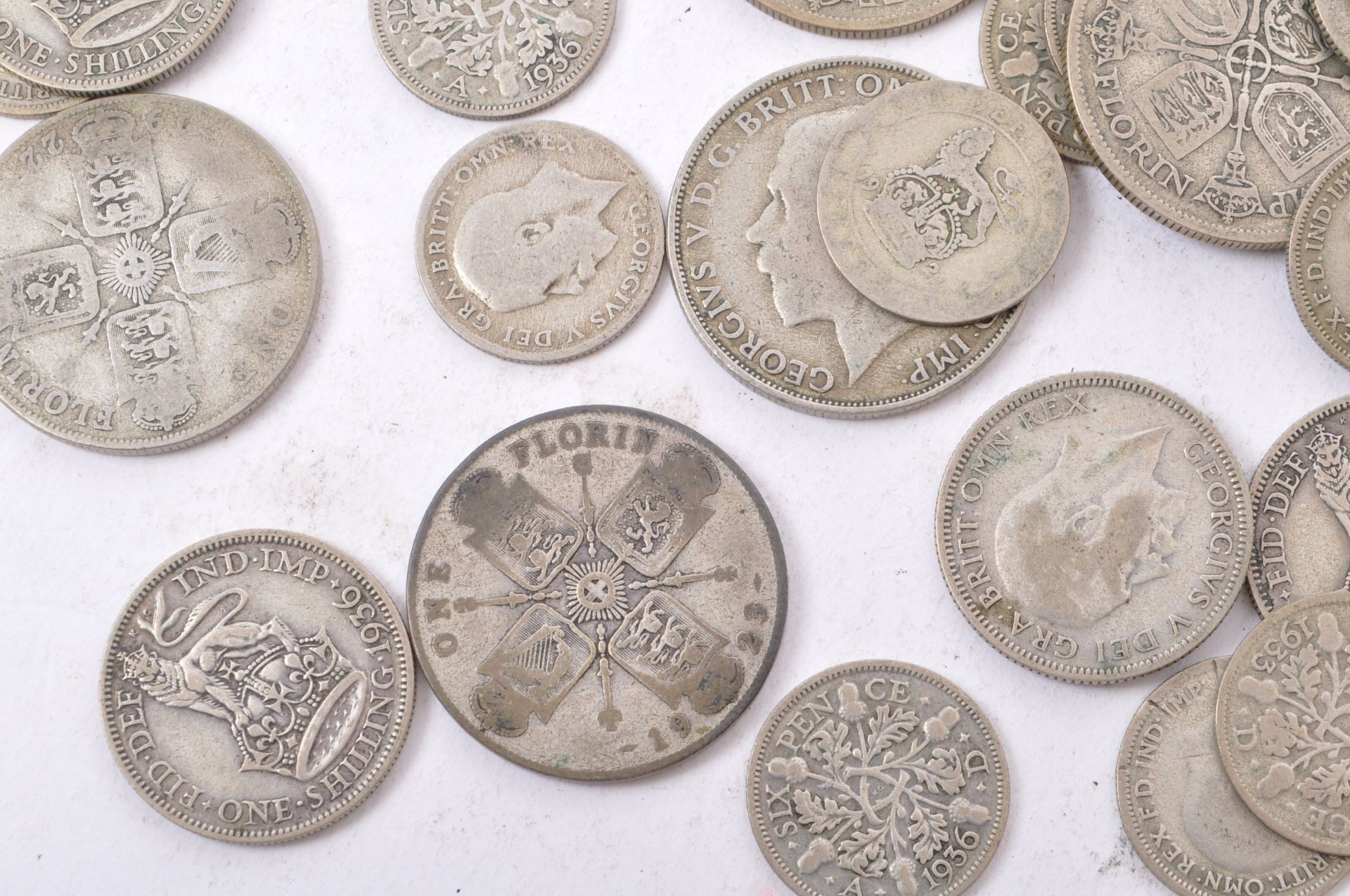 COLLECTION OF 1922-1947 BRITISH COINS - TOTAL 462G - Image 7 of 7
