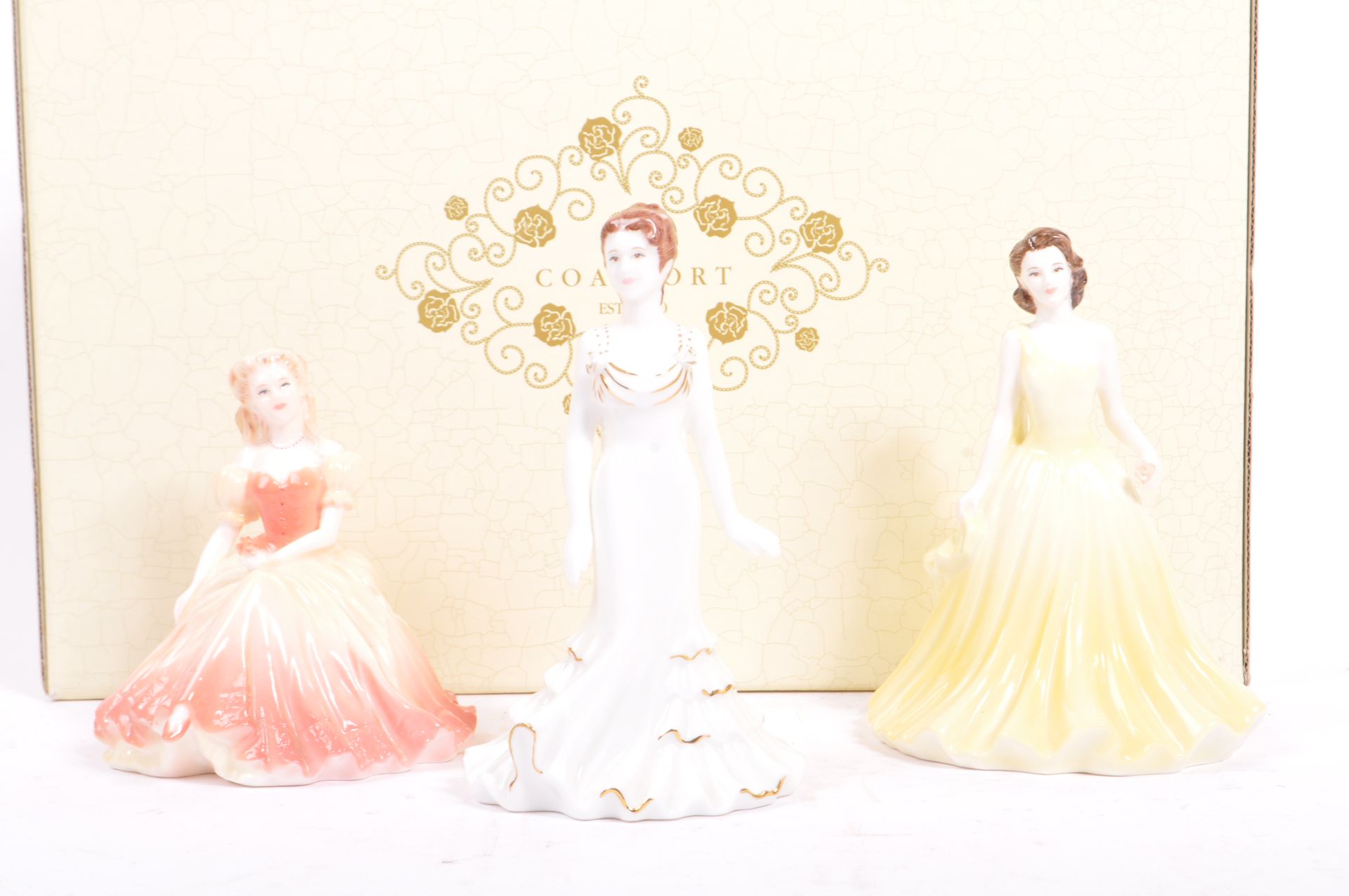 COALPORT - COLLECTION OF FIVE PORCELAIN FEMALE FIGURINES - Image 6 of 8