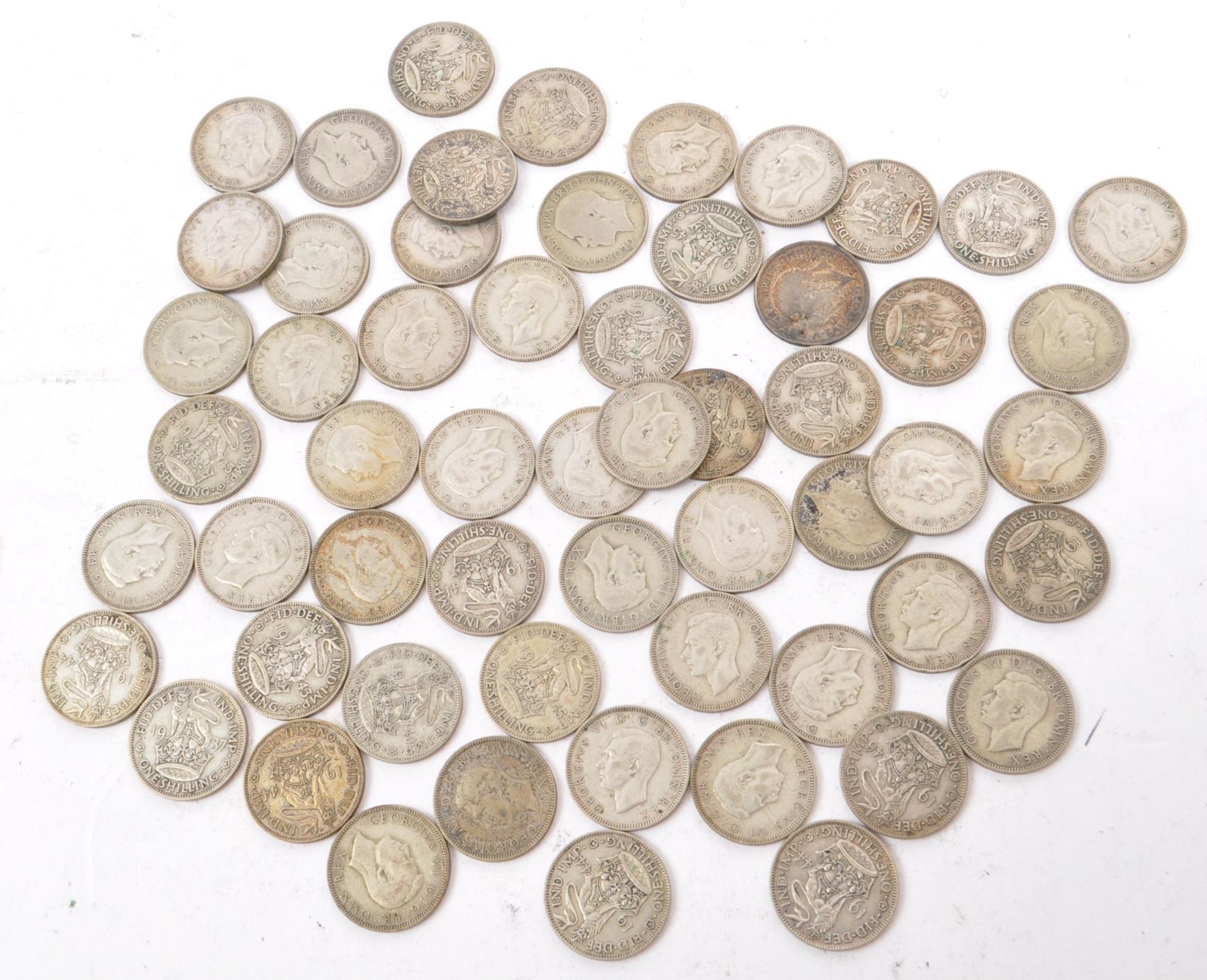 COLLECTION OF 20TH CENTURY SHILLING COINS - 322G