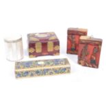 COLLECTION OF 20TH CENTURY CHINESE DECORATIVE BOXES