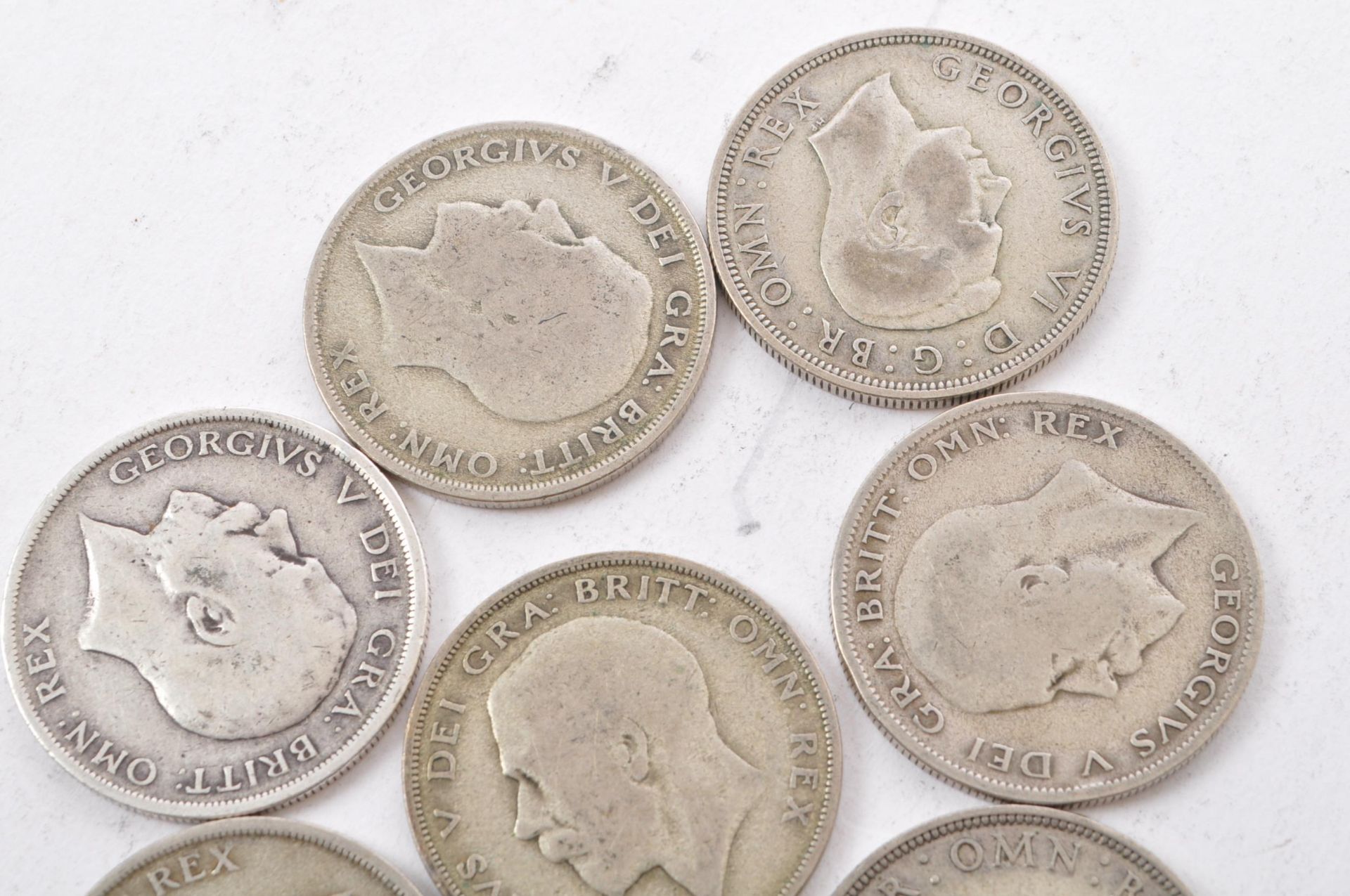EIGHT EARLY 20TH CENTURY SILVER HALF CROWNS - Image 5 of 5