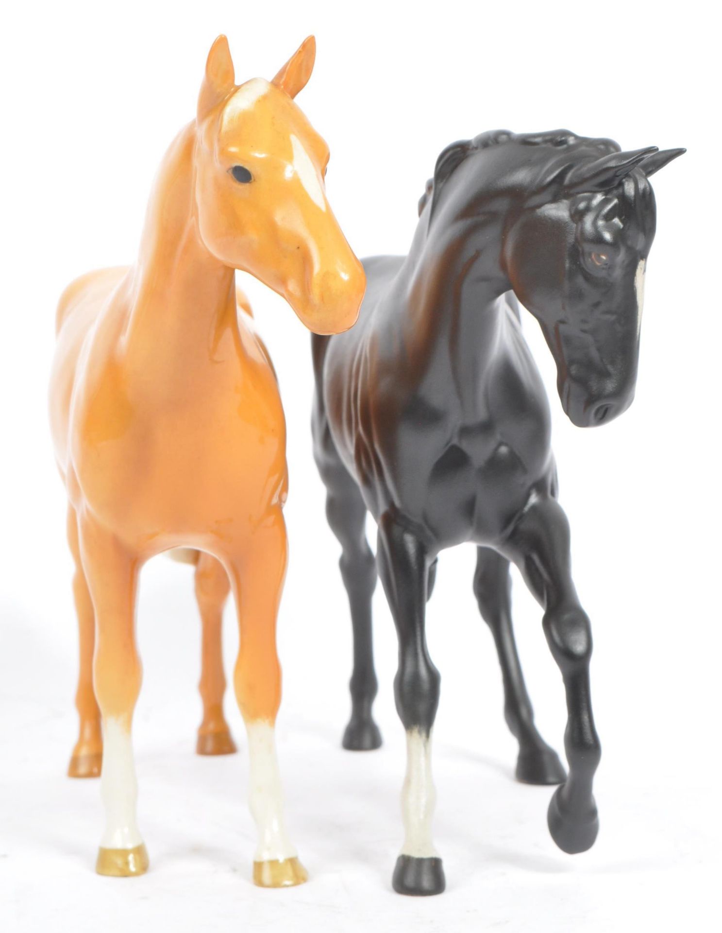 BESWICK - COLLECTION OF THREE PORCELAIN CHINA HORSES - Image 6 of 8