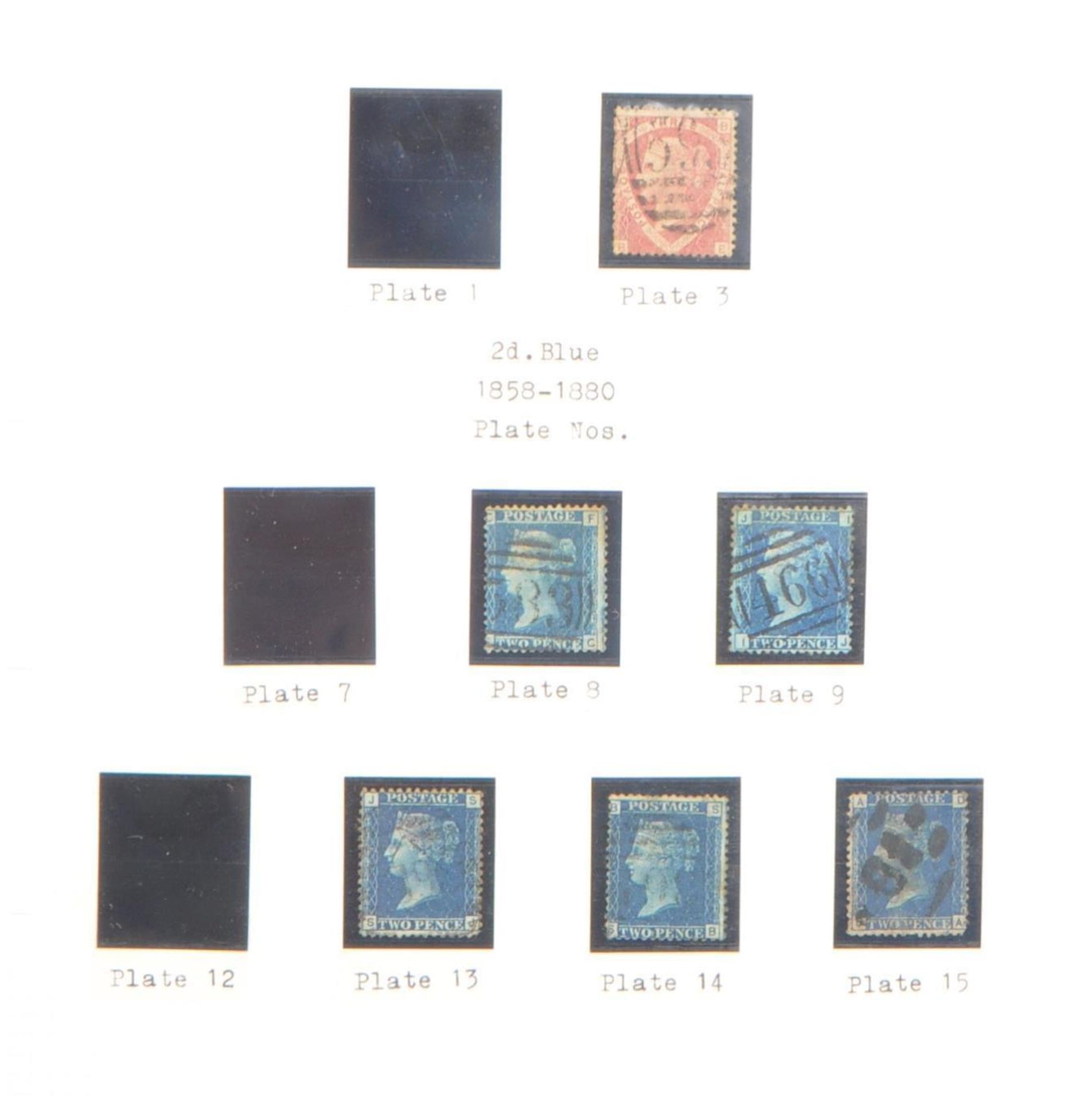 COLLECTION 19TH CENTURY VICTORIAN STAMPS - 120 PENNY REDS - Bild 7 aus 9
